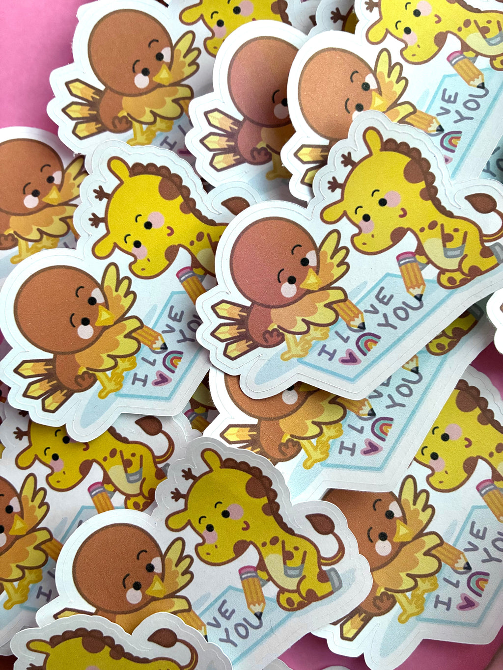 Sticker « I love you »