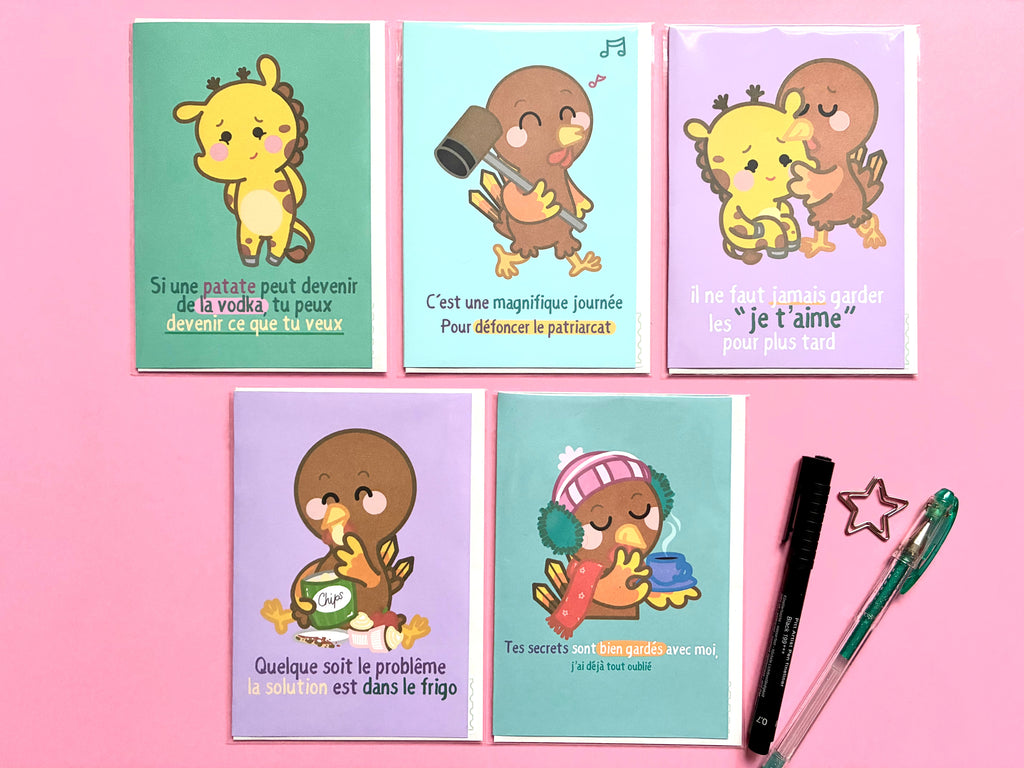 Carte « sauvez les animaux »