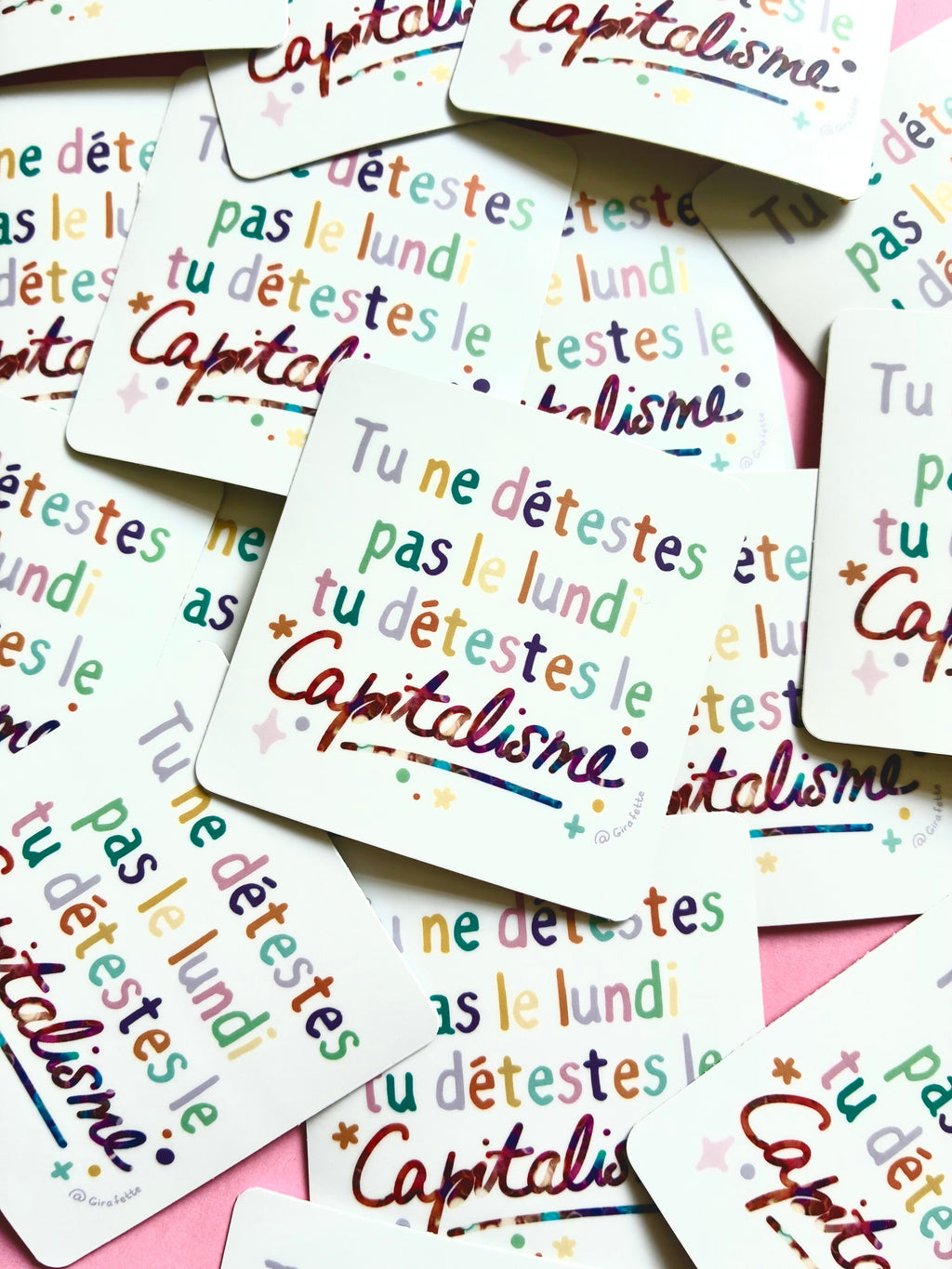 Sticker "You don't hate Monday mornings"