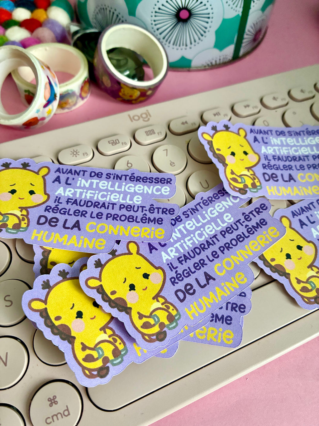 Sticker intelligence artificielle