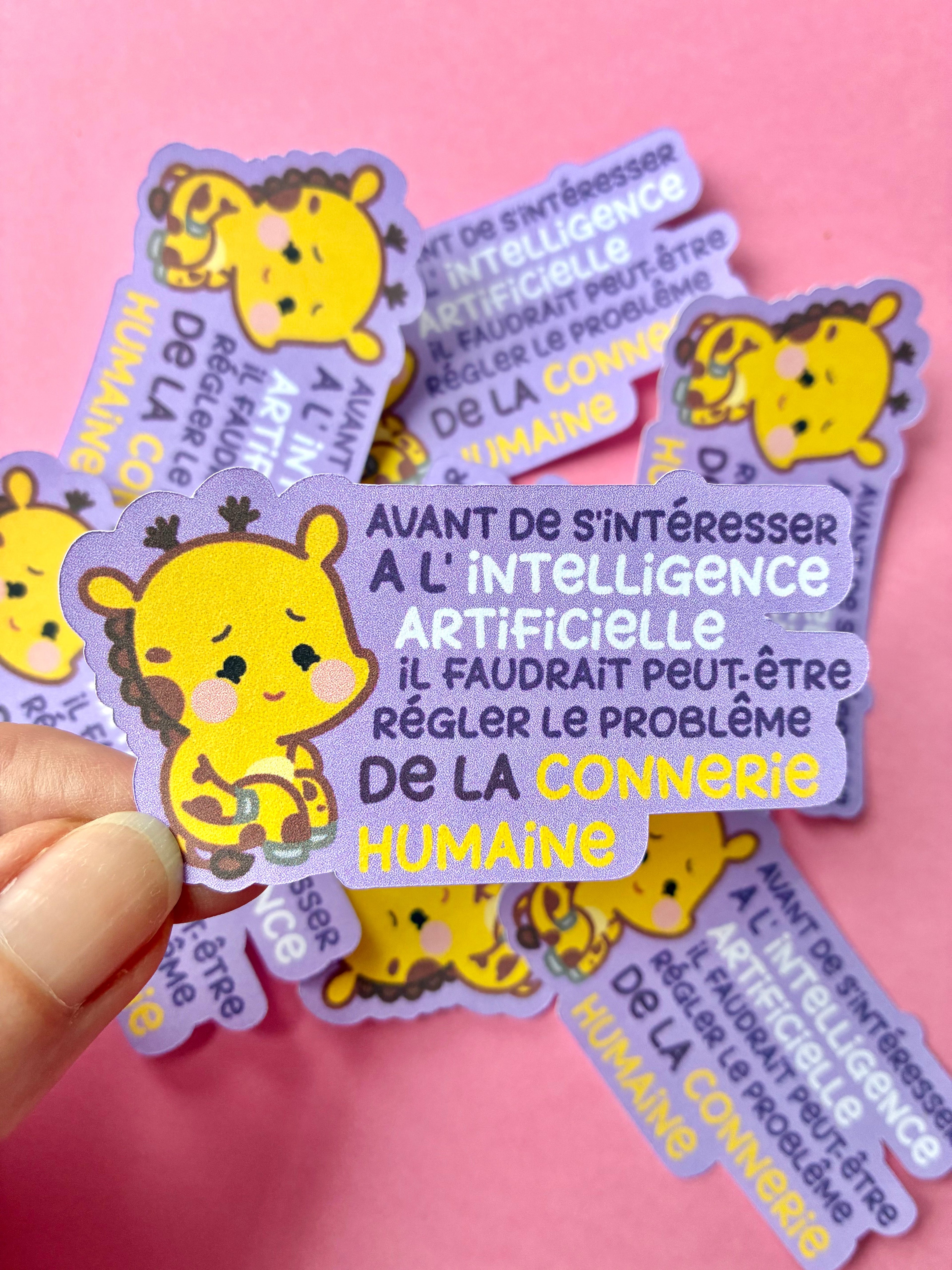 Sticker intelligence artificielle