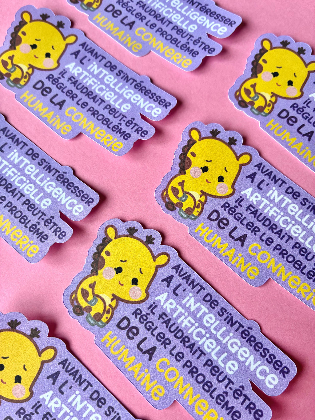 Sticker intelligence artificielle