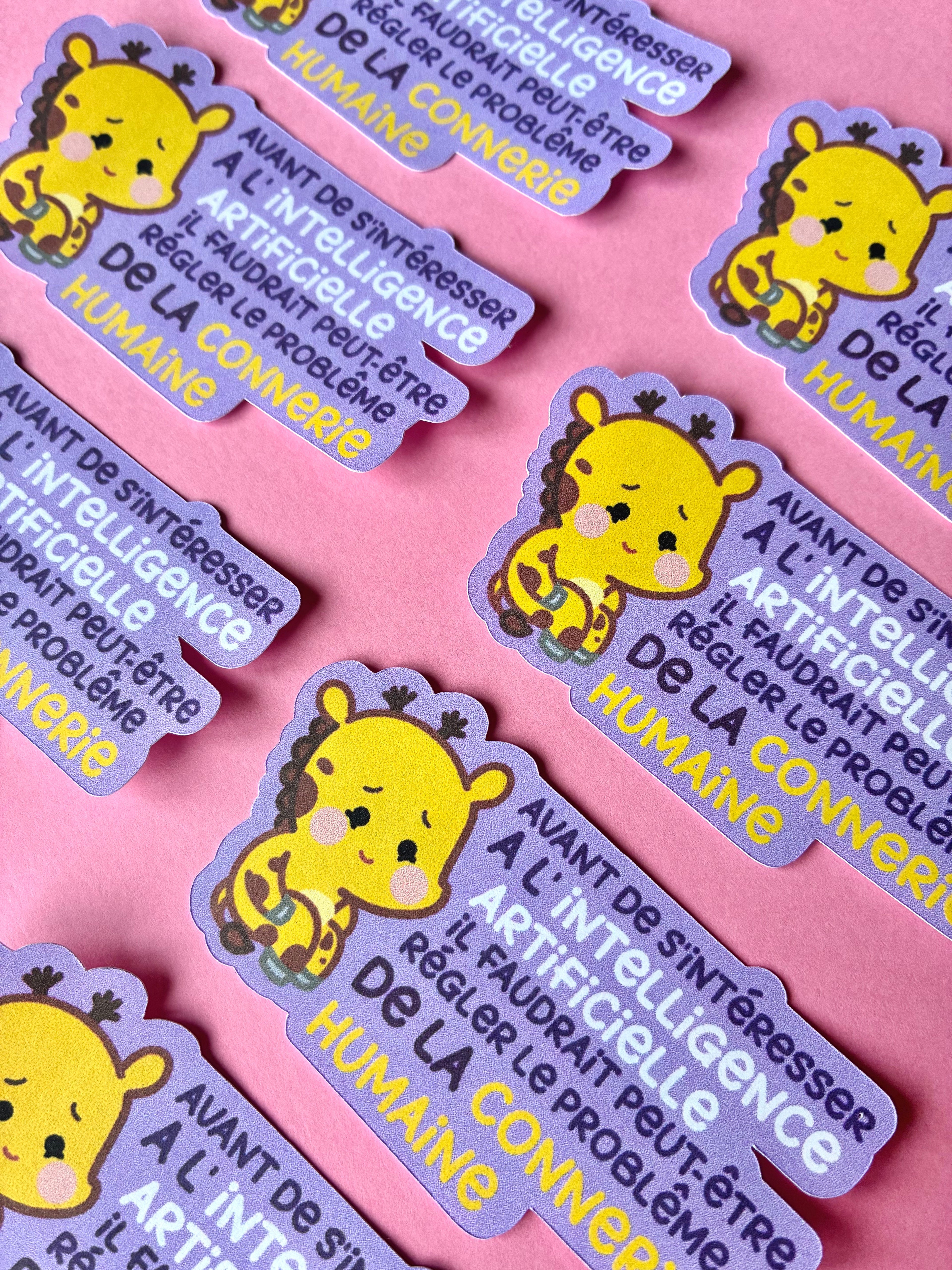 Sticker intelligence artificielle