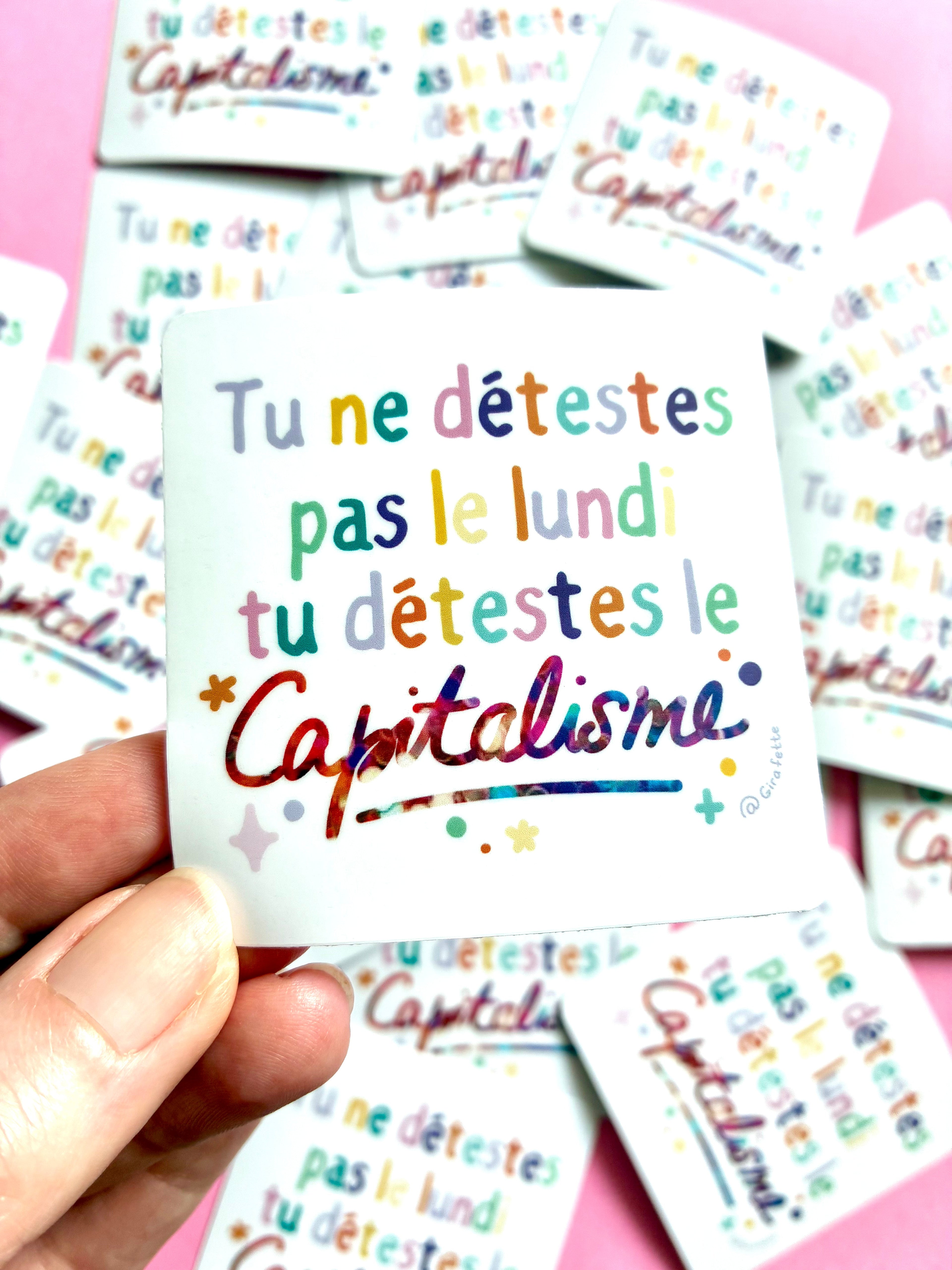 Sticker "You don't hate Monday mornings"