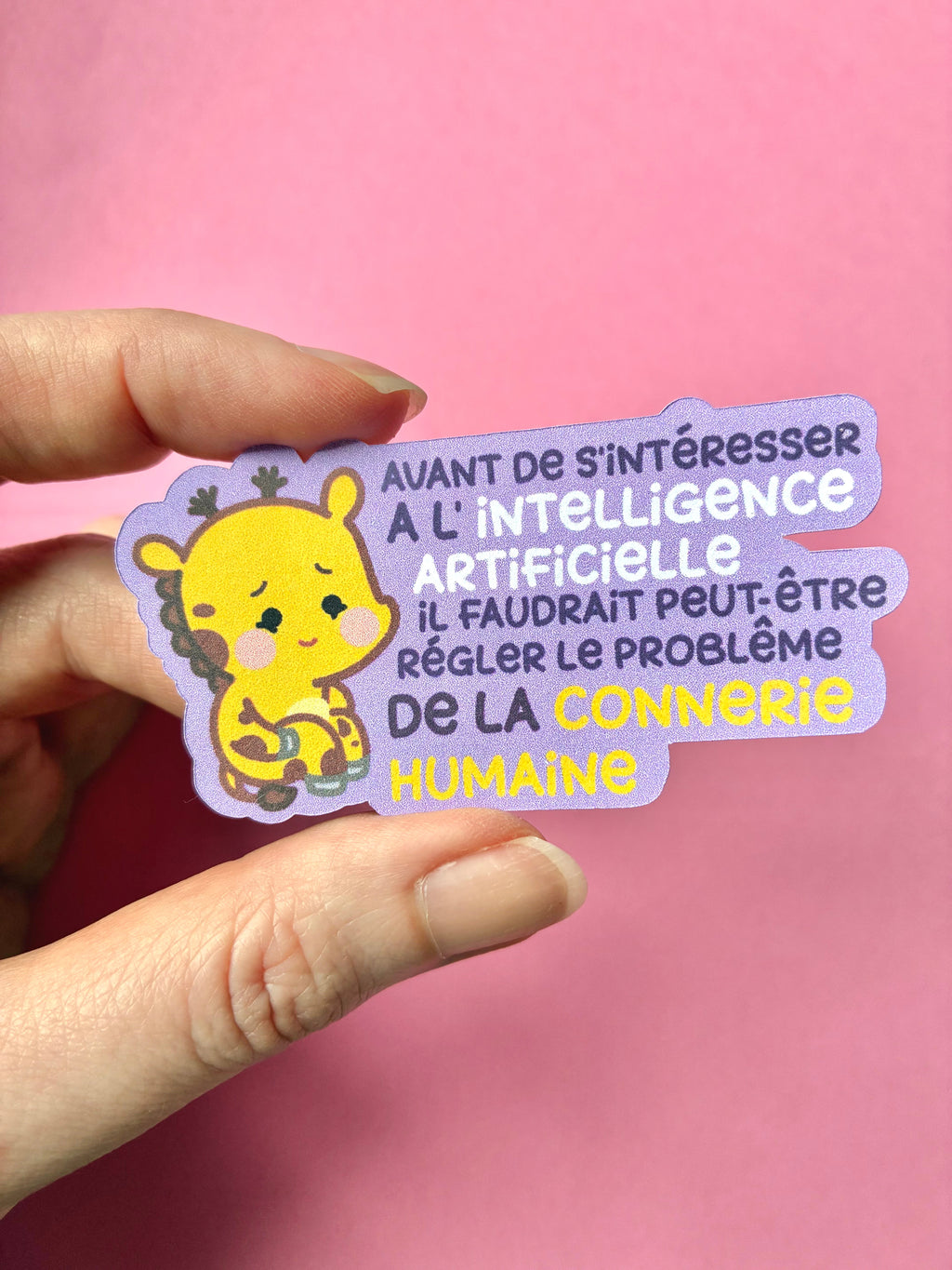 Sticker intelligence artificielle