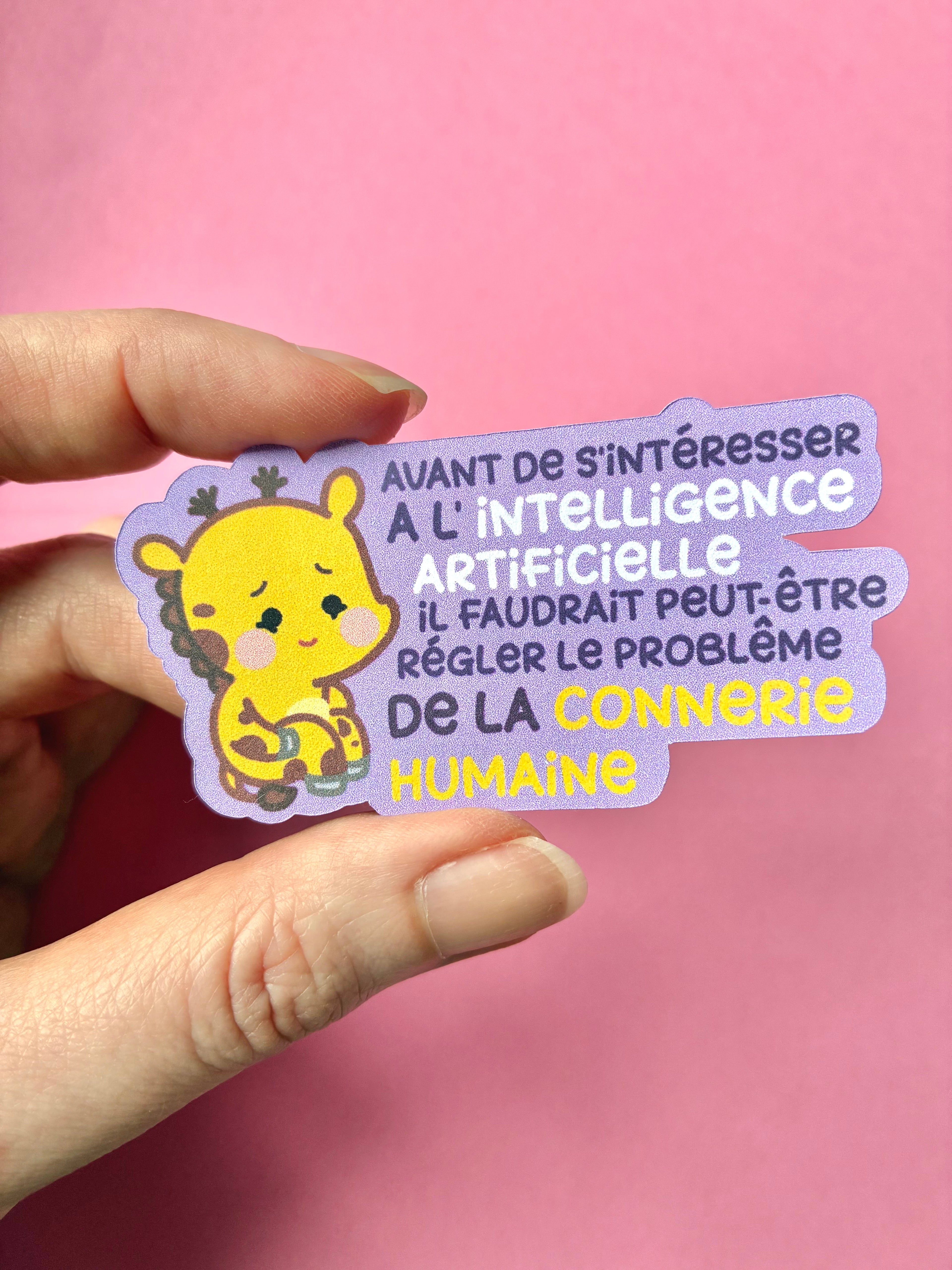 Sticker intelligence artificielle