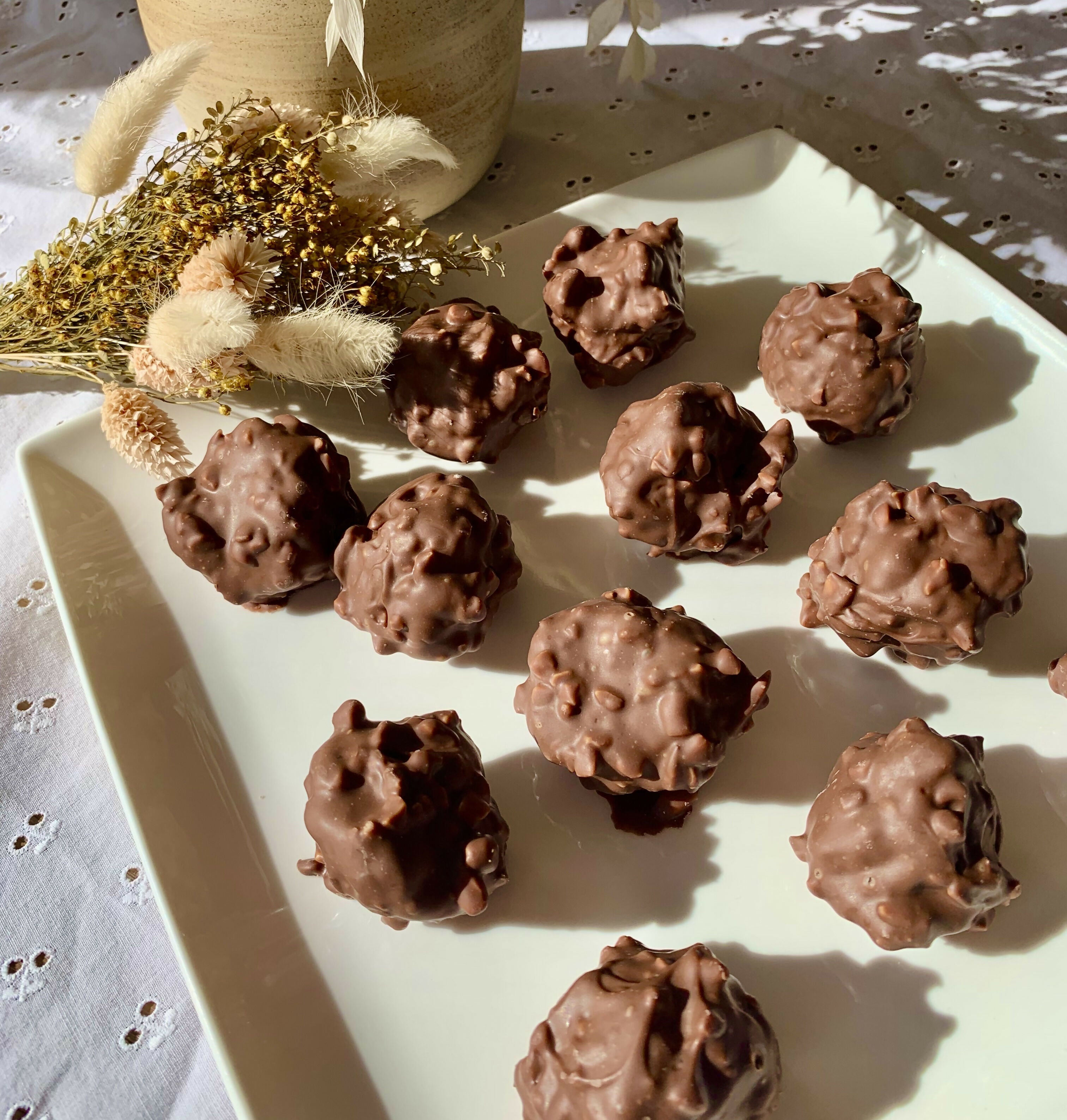 Large praline rock