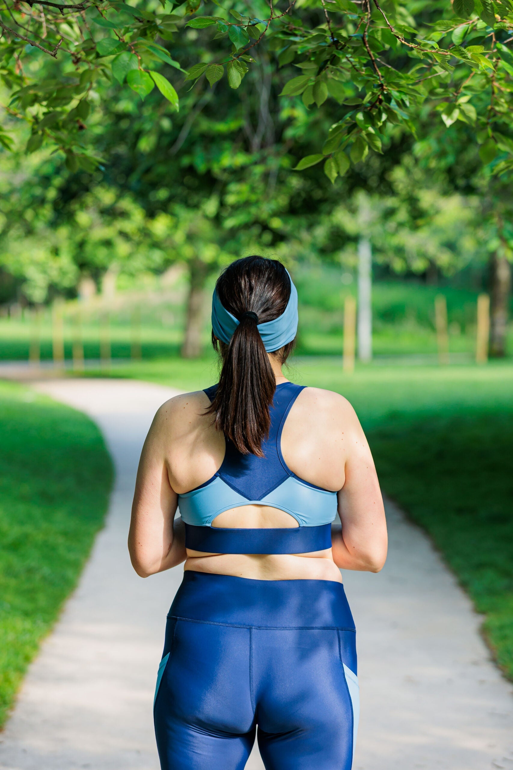 Brassière sport maintien fort SKIN V2 "Blueberry" –  Maintien fort technique et style,écoresponsable gayaskin