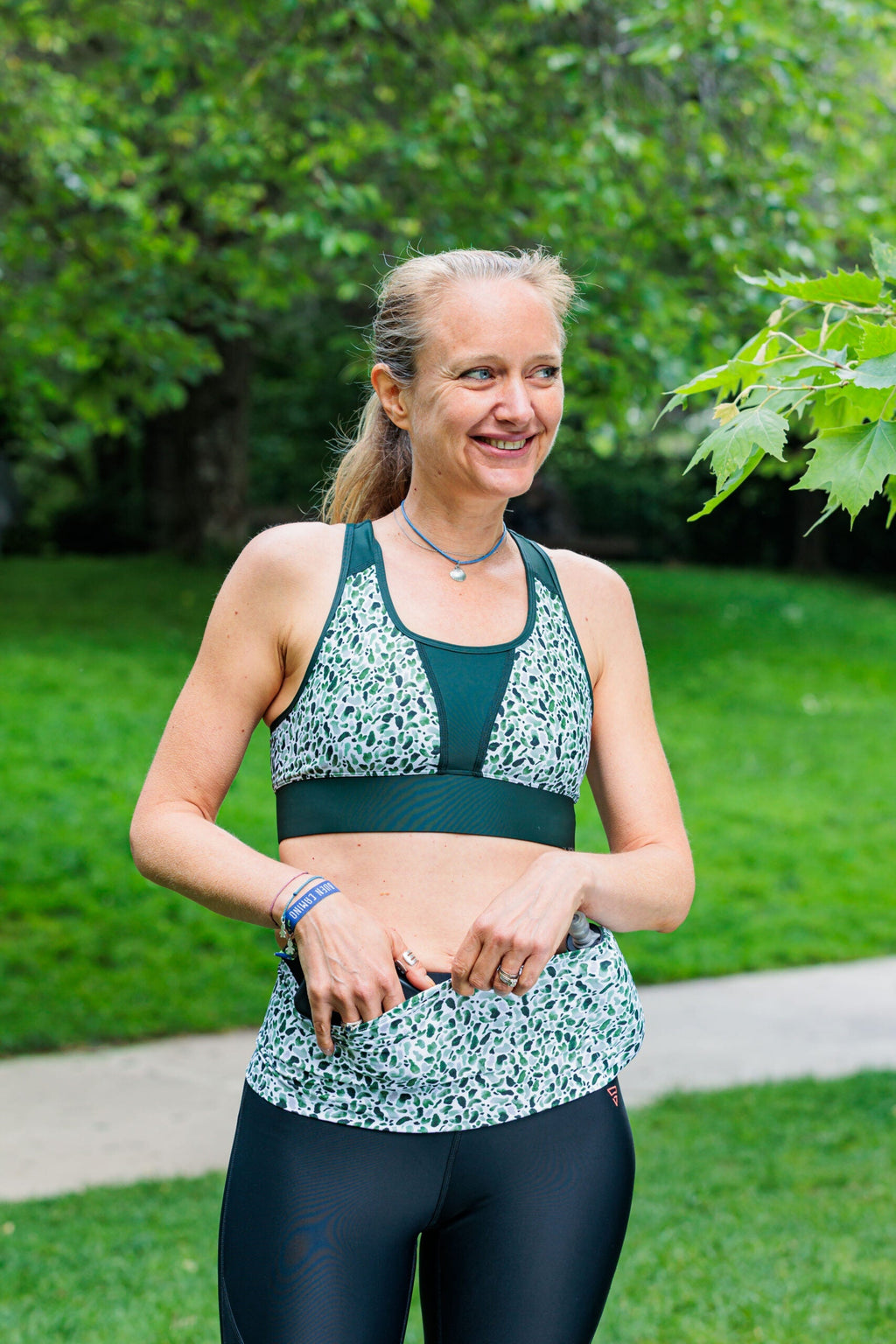Ceinture de Running femme "SCOTLAND" -  pratique respirante et stylée, écoresponsable gayaskin