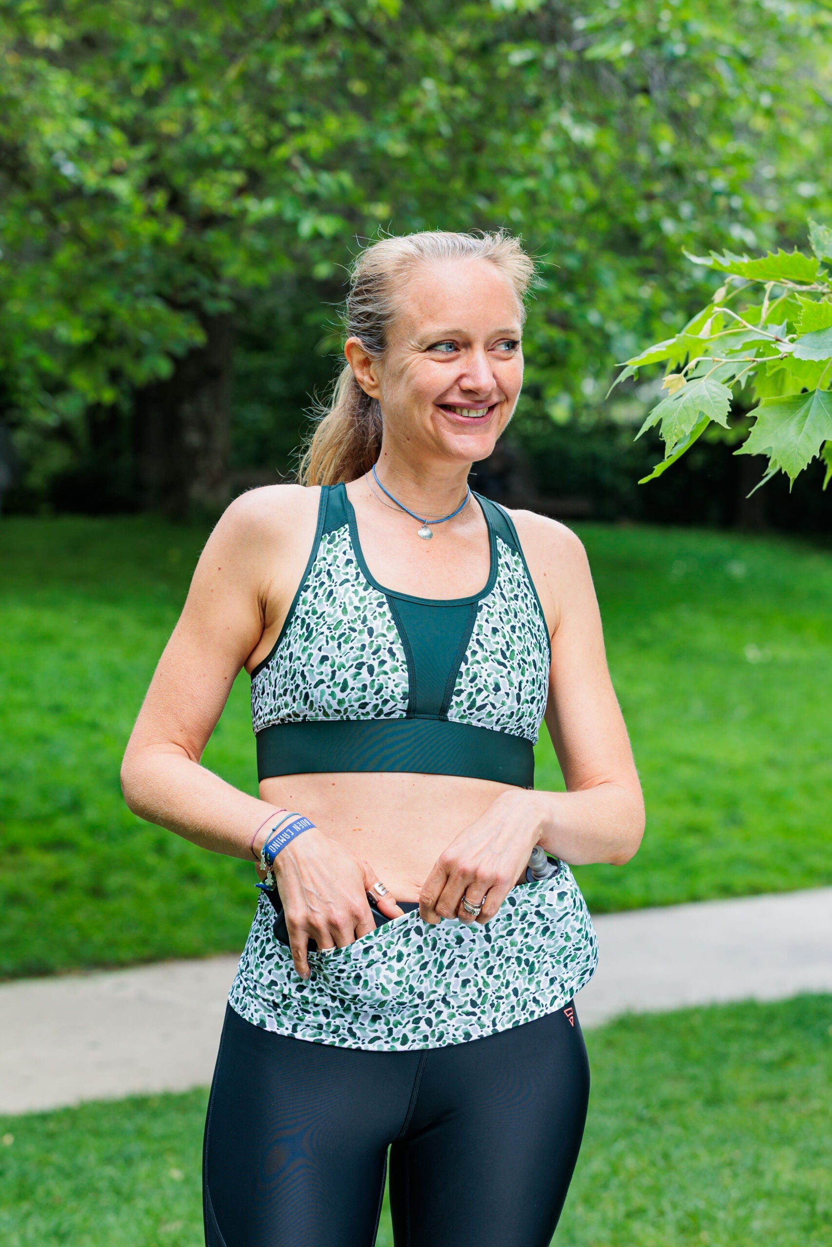 Ceinture de Running femme "SCOTLAND" -  pratique respirante et stylée, écoresponsable gayaskin
