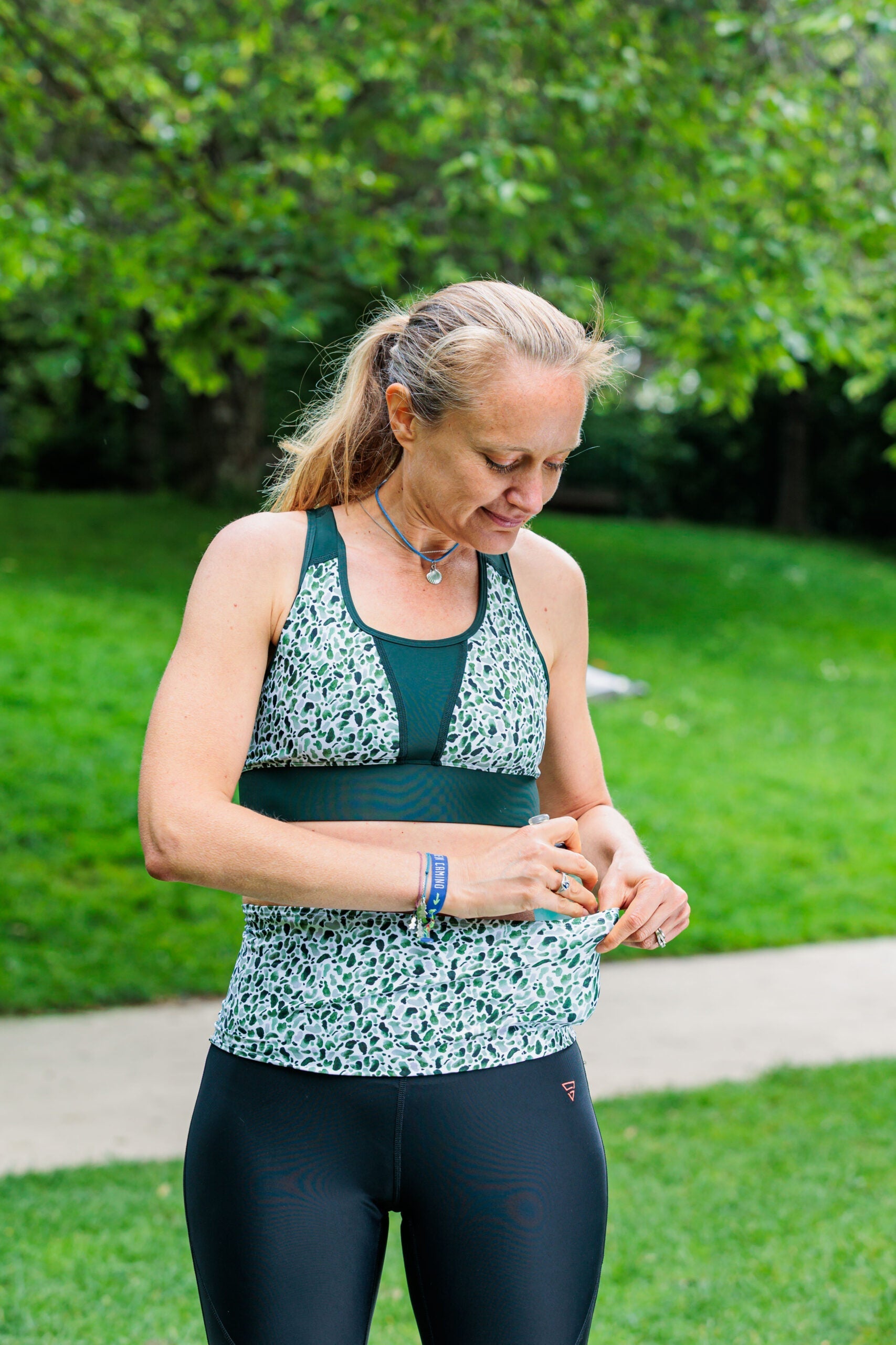 Ceinture de Running femme "SCOTLAND" -  pratique respirante et stylée, écoresponsable gayaskin