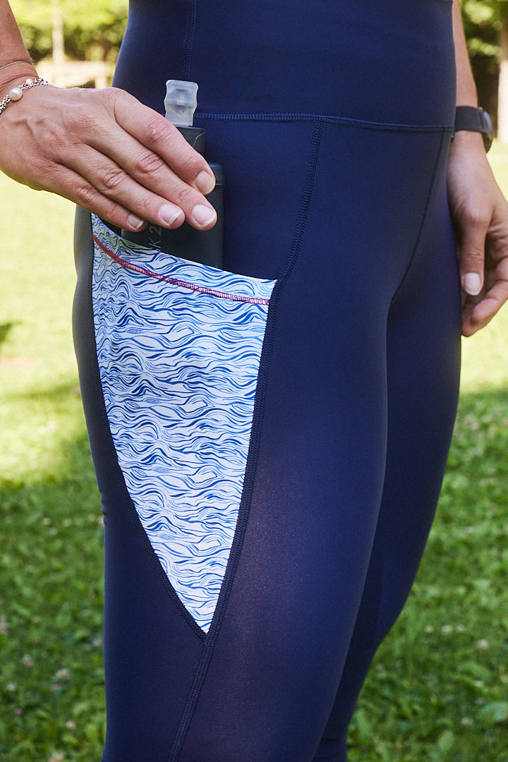 Legging court 3/4 "Nouvelle Vague – technique, confortable et écoresponsable gayaskin