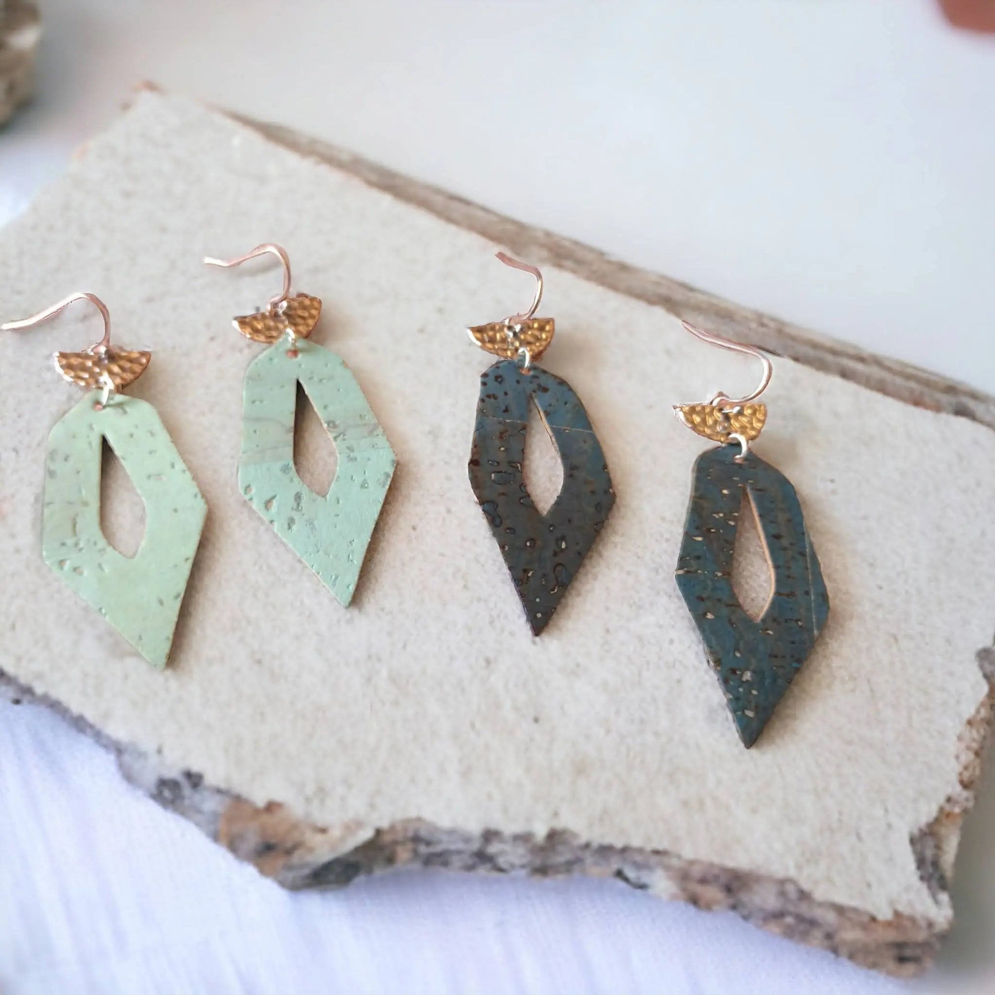 Grandes boucles d'oreilles en liège Lili  Karmyliege