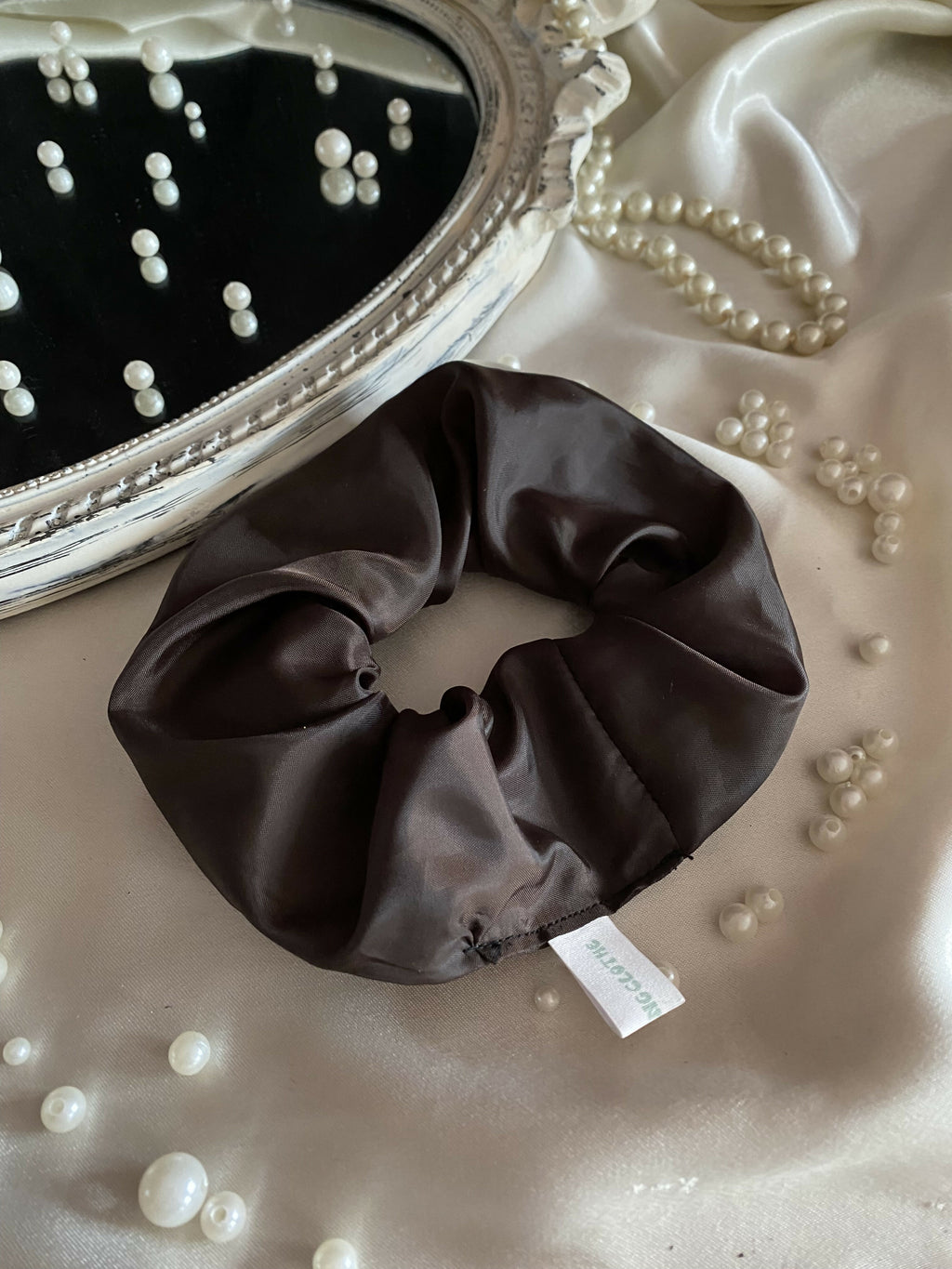 Jean-Jean - Chouchou upcyclé chocolat Everlasting Clothe