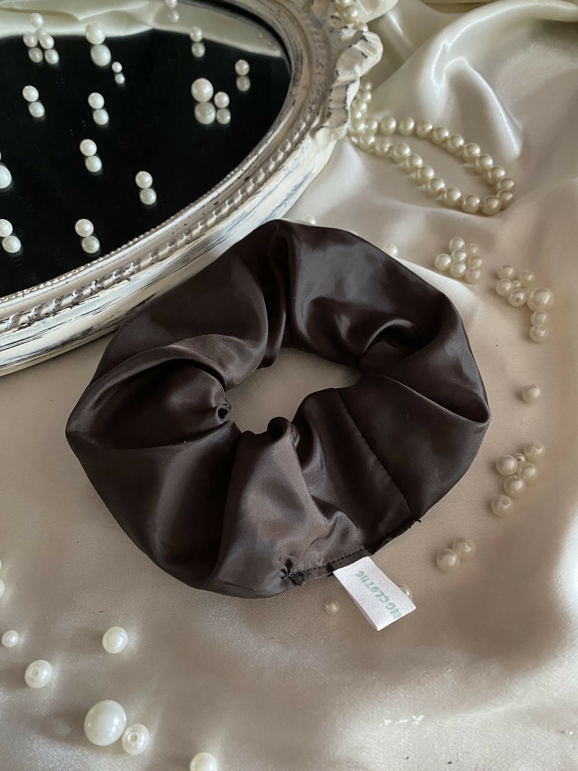 Jean-Jean - Chouchou upcyclé chocolat Everlasting Clothe