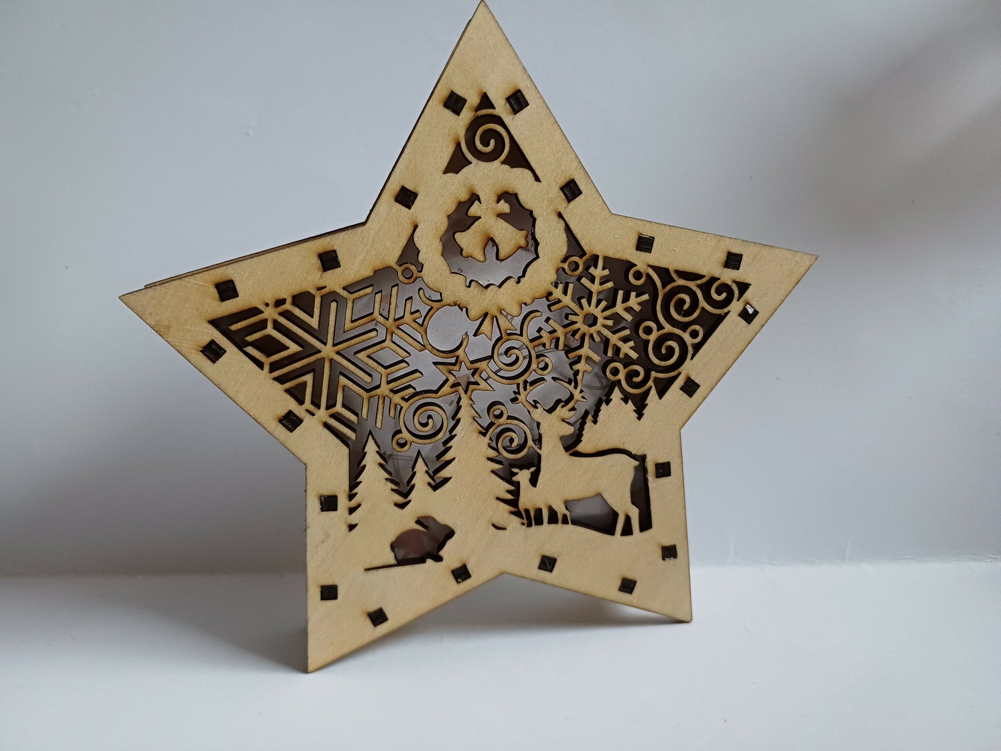 Etoile Noel illuminée 3