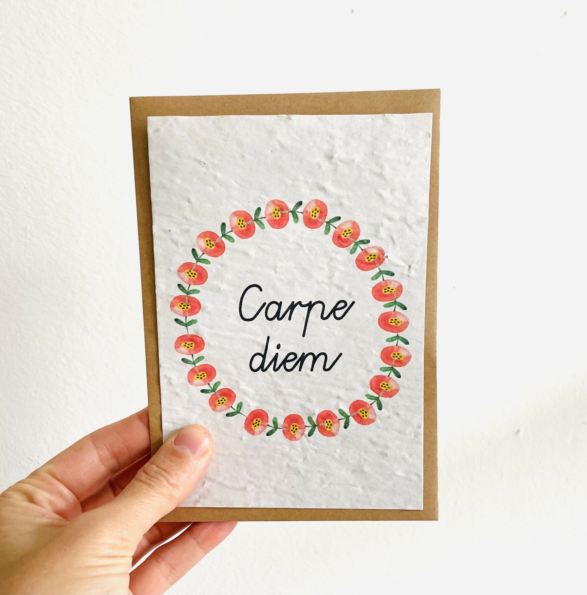 Carte à planter carpediem