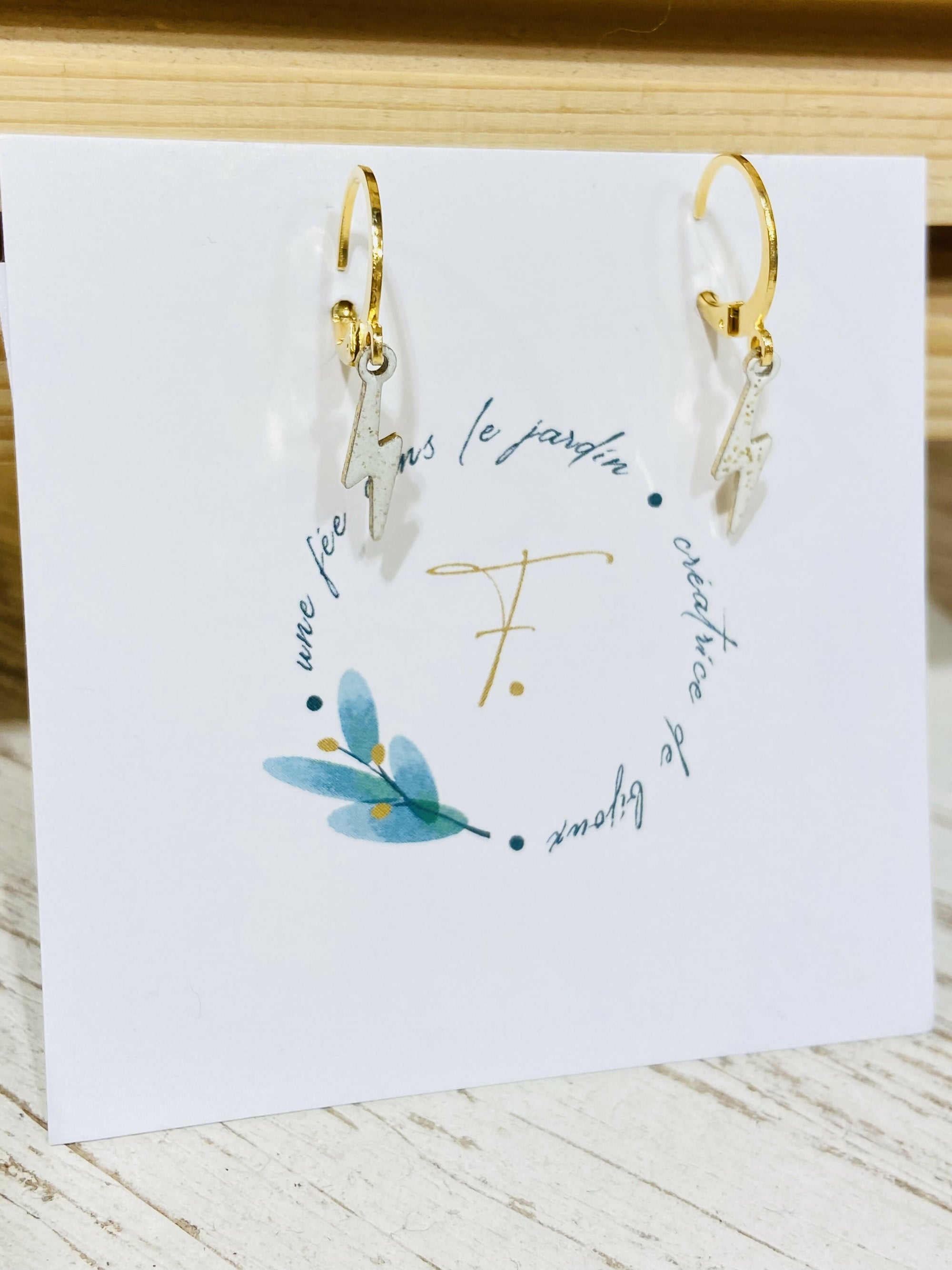 Boucles d'oreilles STELLAIRE doré