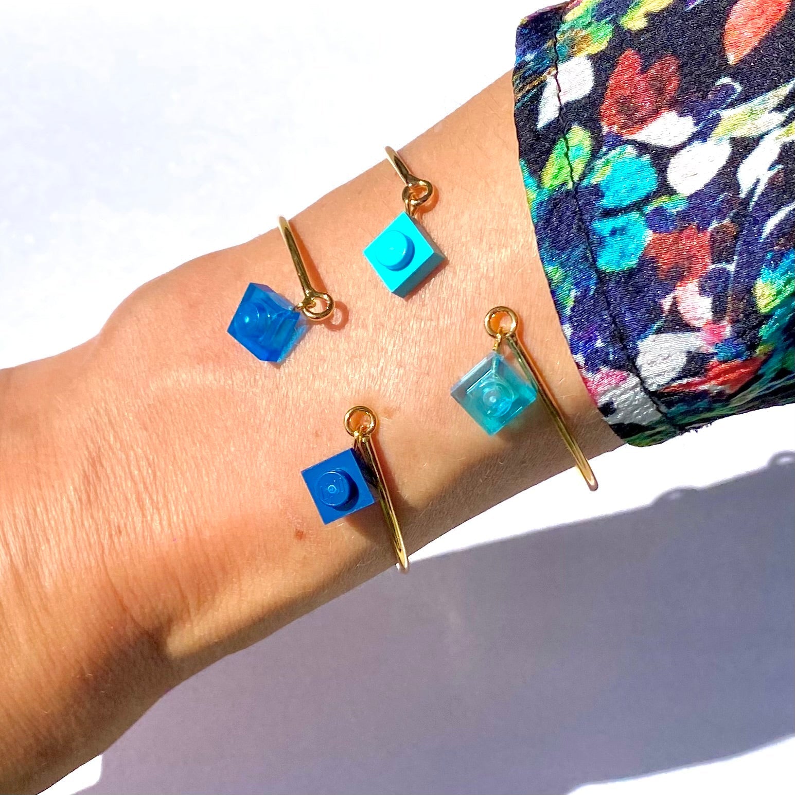 Bracelet jonc ouvert doré - Les Rockeuses