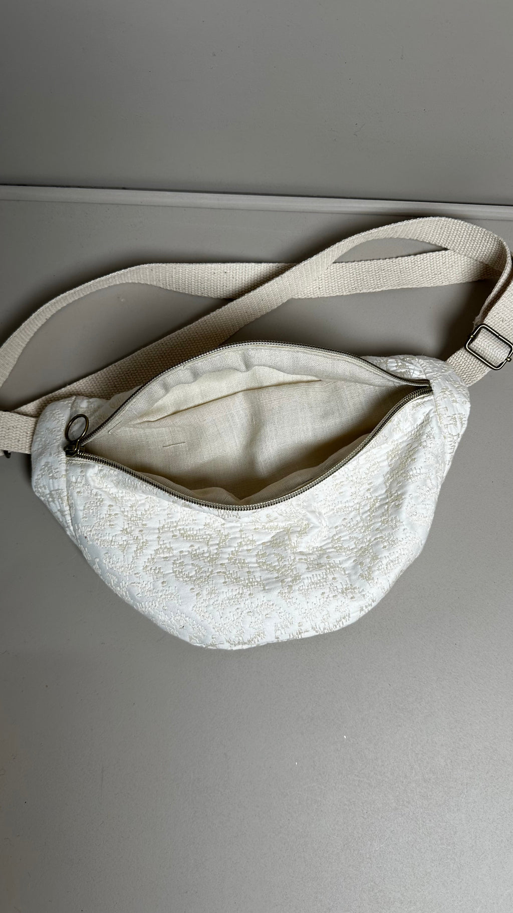 Petit sac Banane blanc