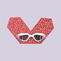 Bandana Rouge - Lunettes de piscine Adulte