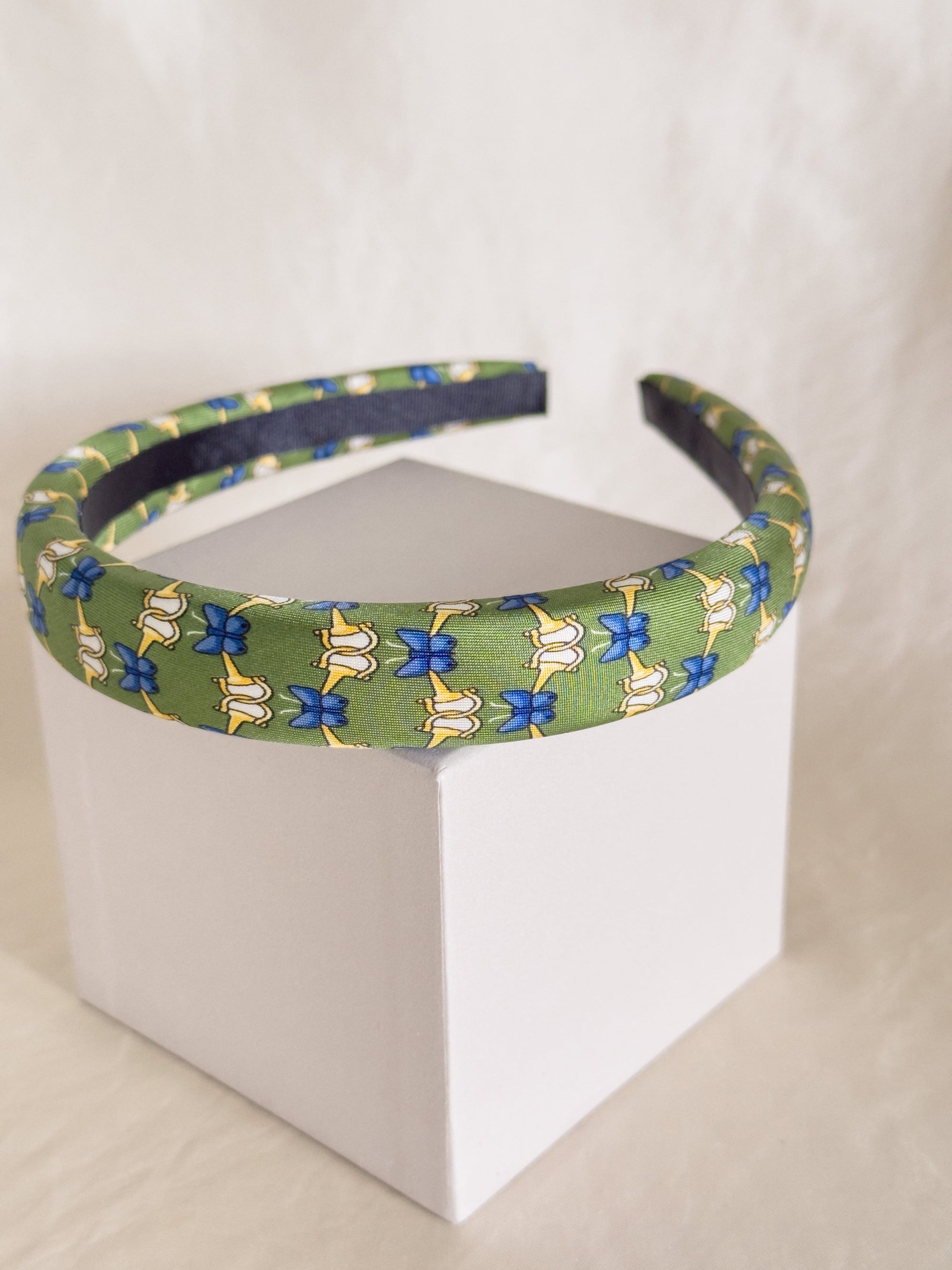 Headband Upcyclé Essentiel 'Envolée Papillonnante'