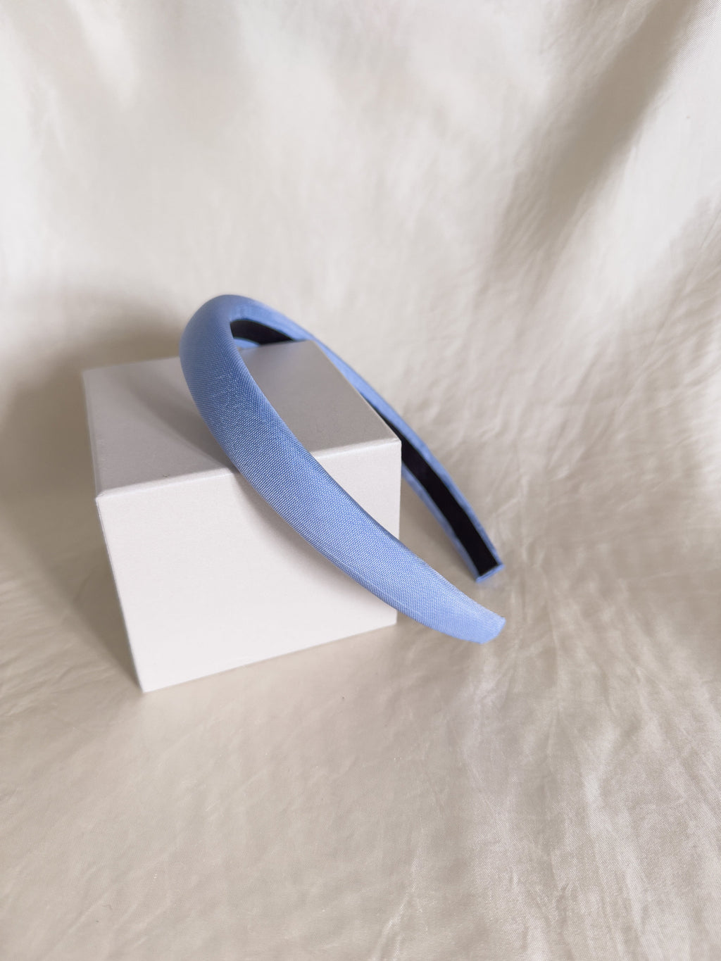 Headband Upcyclé Essentiel 'Douce Brise Bleue'