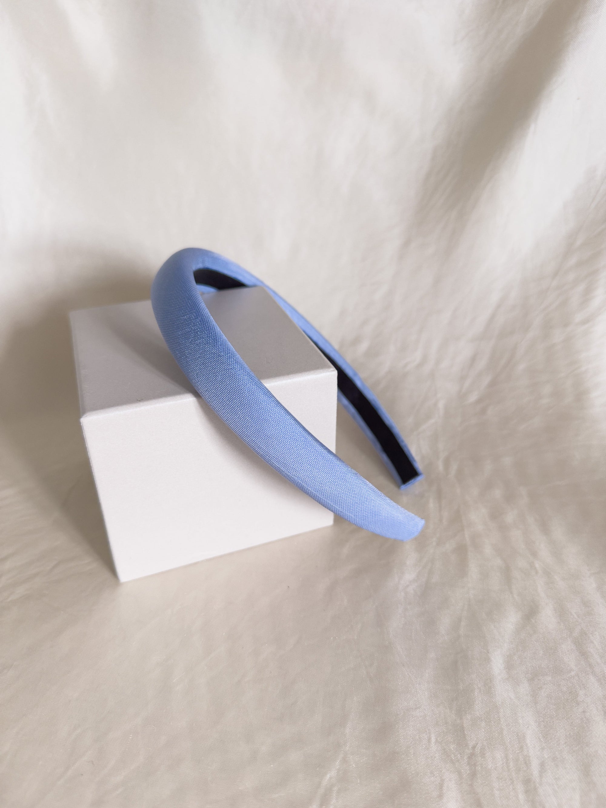 Headband Upcyclé Essentiel 'Douce Brise Bleue'