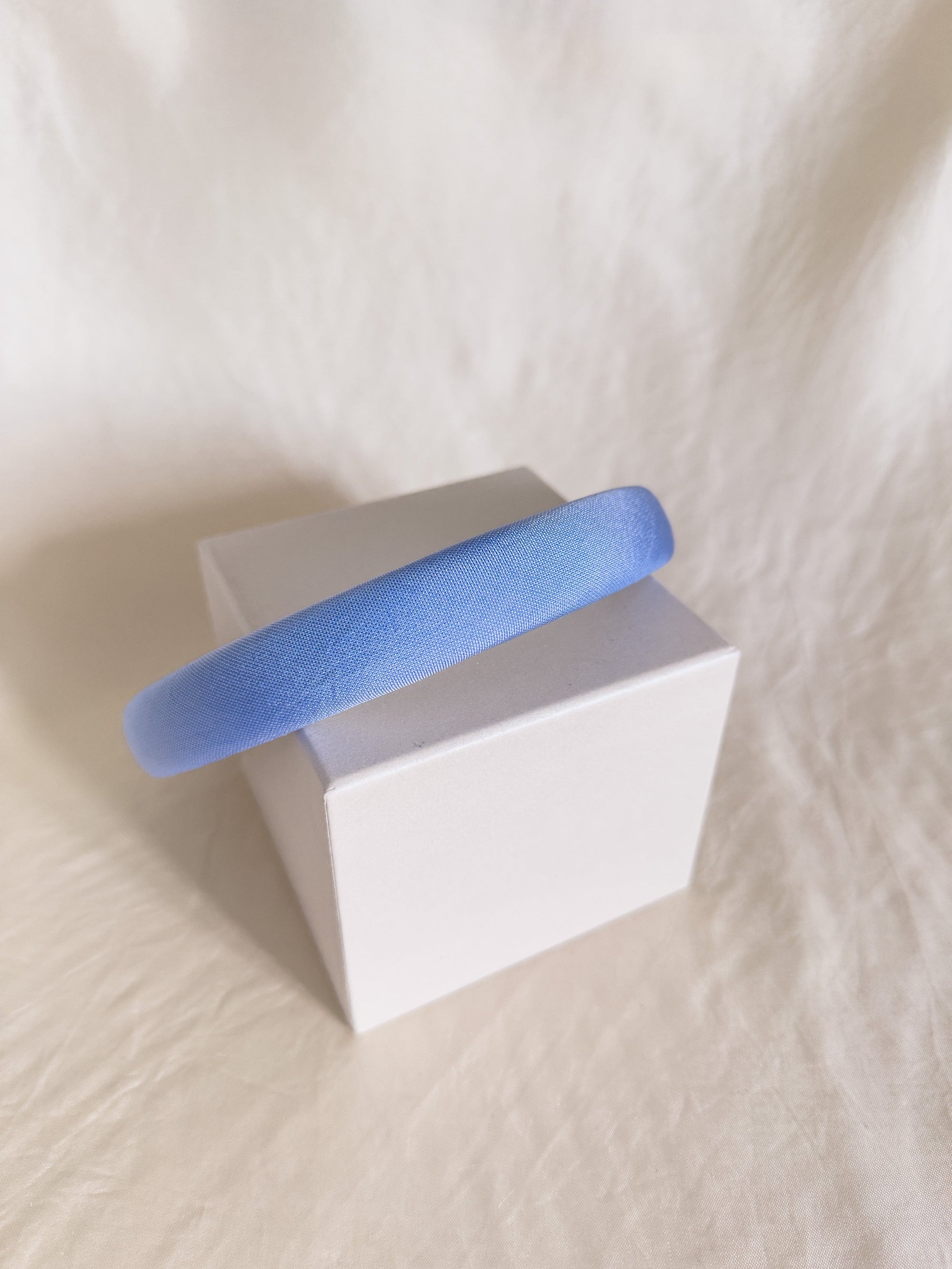 Headband Upcyclé Essentiel 'Douce Brise Bleue'