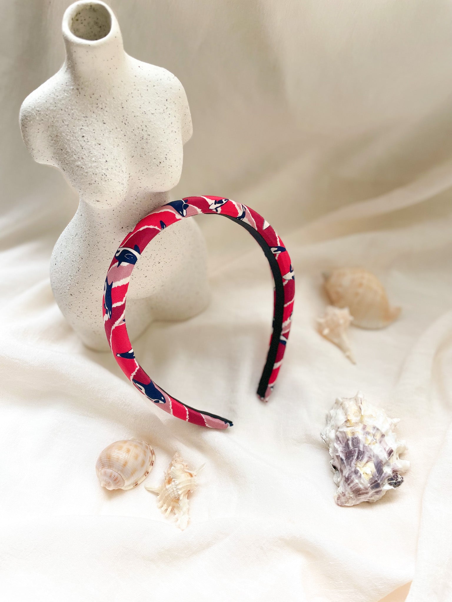 Headband Upcyclé Essentiel 'Orquidée'