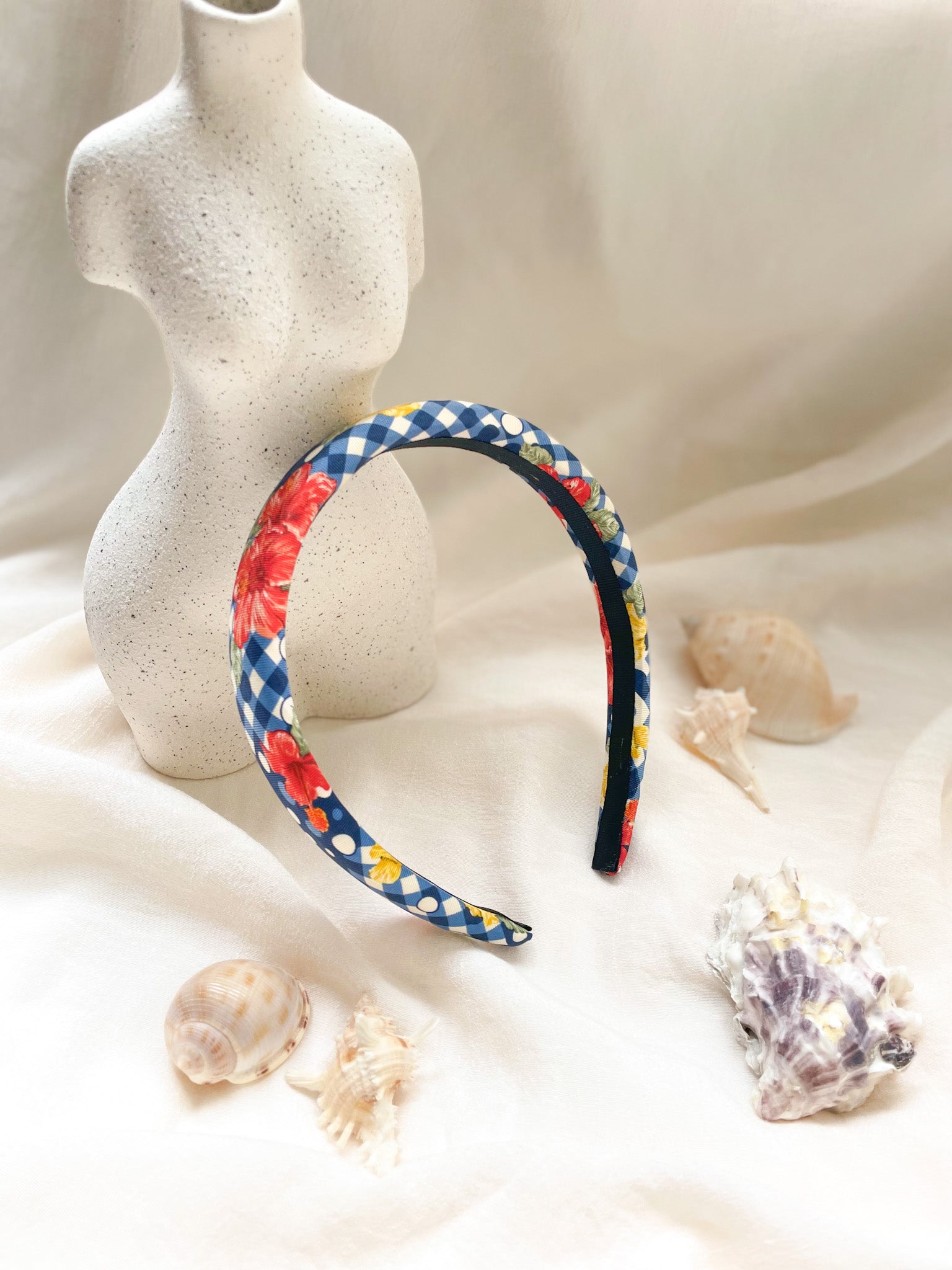 Headband Upcyclé Essentiel 'Garden Party'