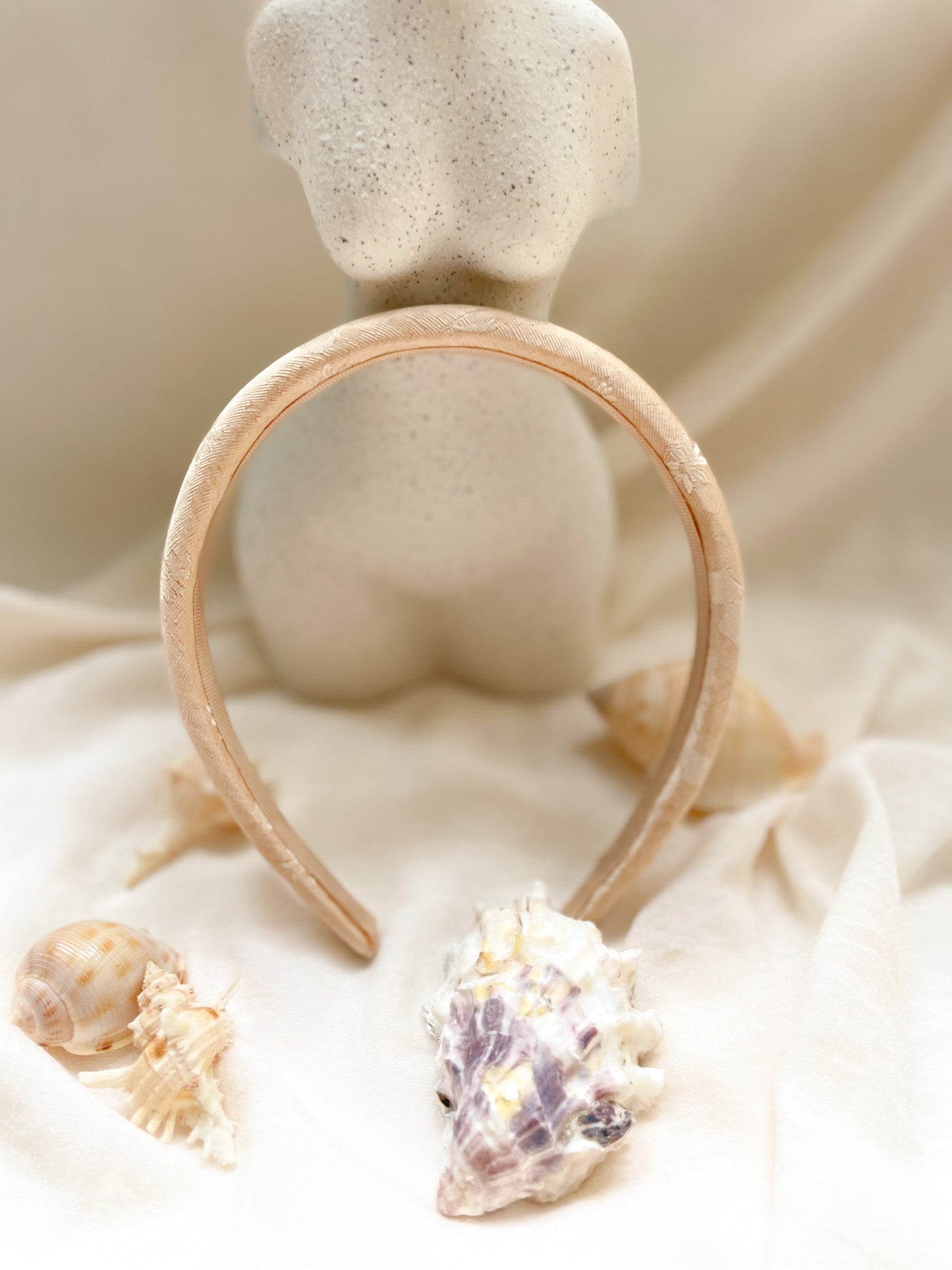 Headband Upcyclé Essentiel 'Ivoire'
