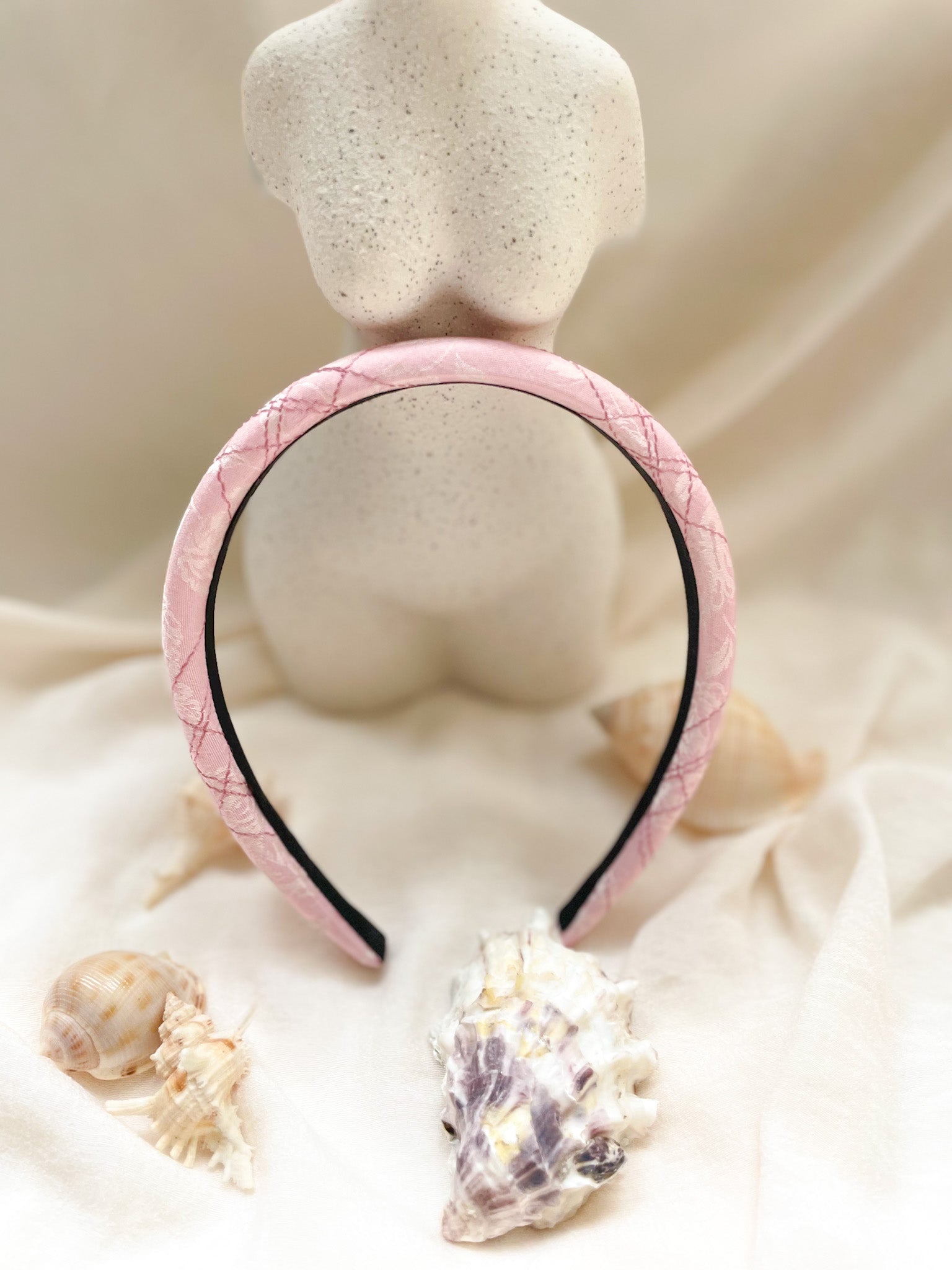 Headband Upcyclé Essentiel 'Rosea'