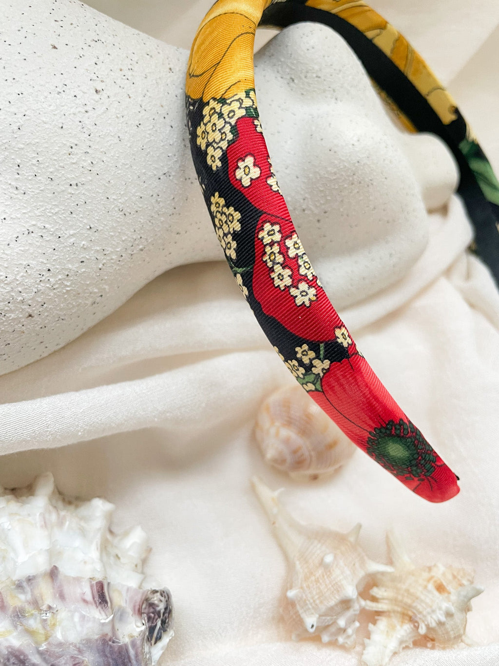 Headband Upcyclé Essentiel 'Bleu Pollen'