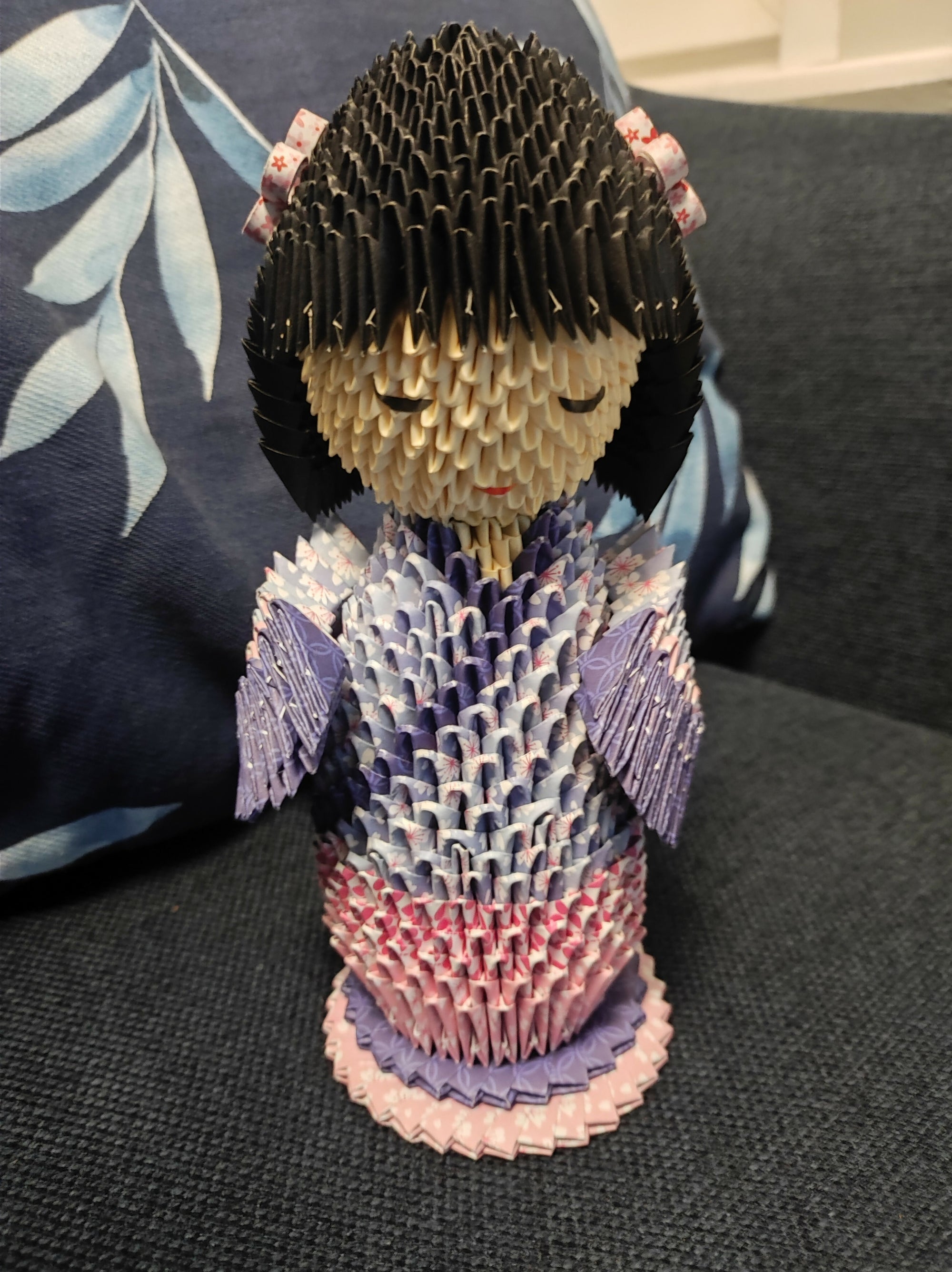 Poupée japonaise Kokeshi origami