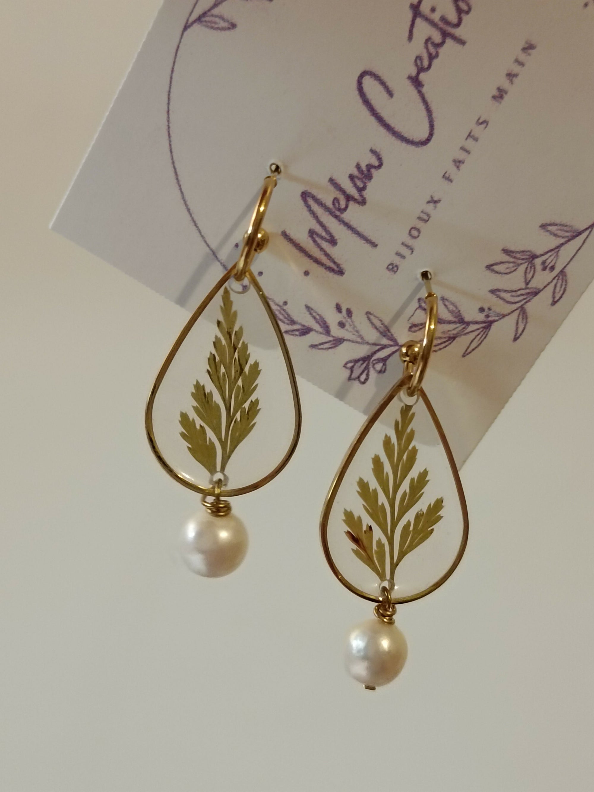 MEL/BSP Boucles Sapin Perle