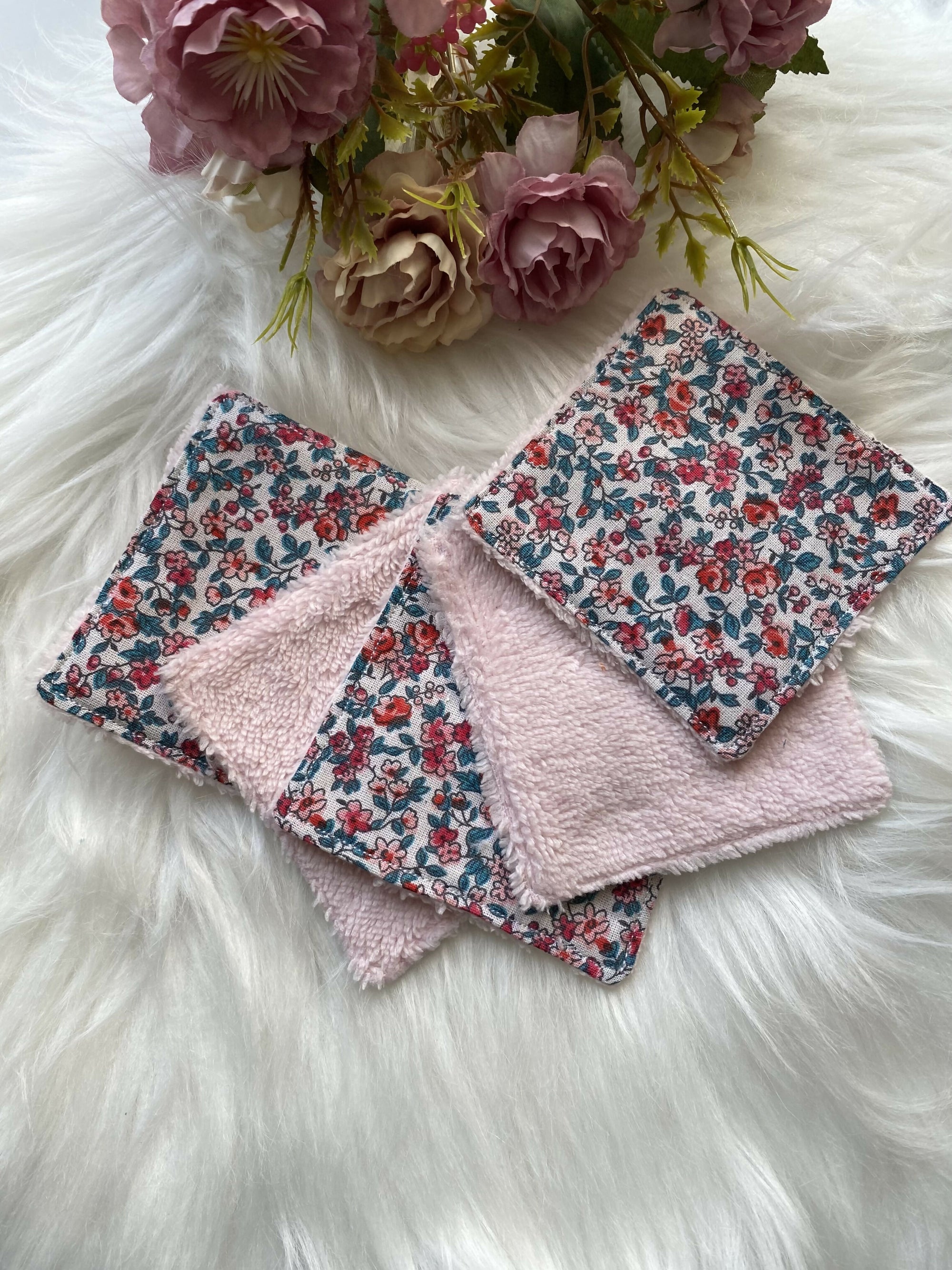 LINGETTES MULTIFLEURS ROSES