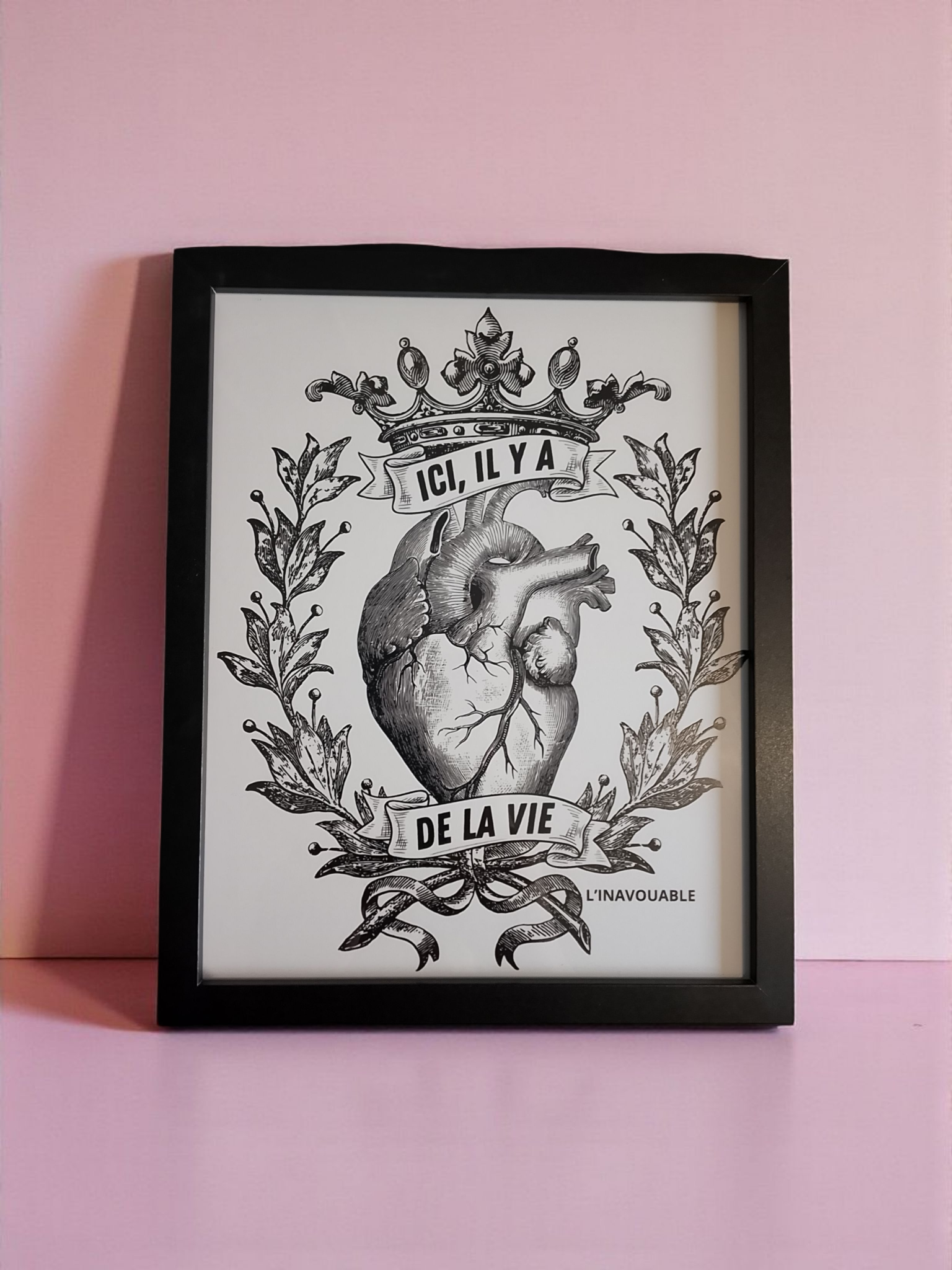 CADRE "CUBI OR NOT CUBI" Modèle 2 Moyen noir