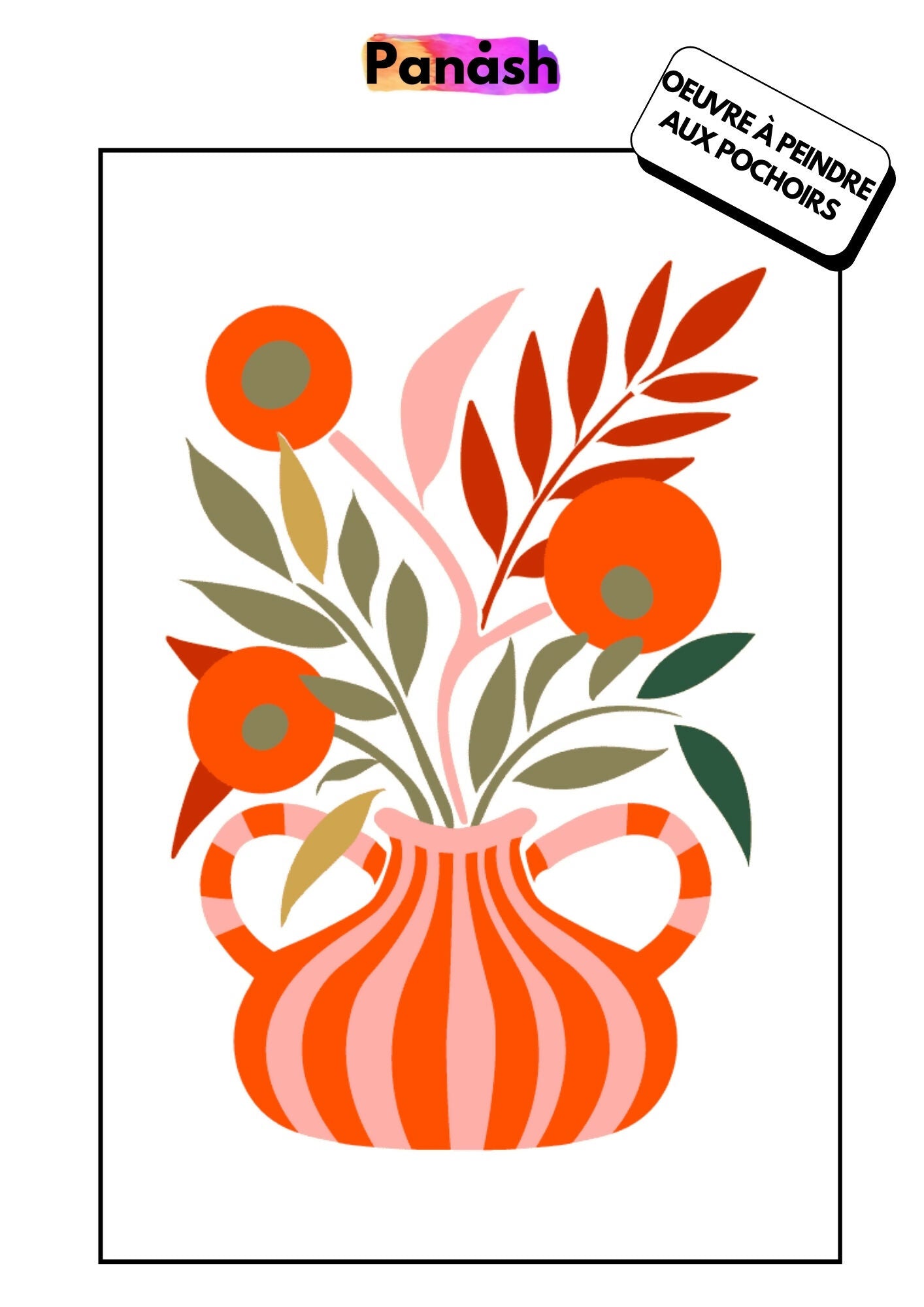 A4 STENCIL KIT - SOLENA VASE