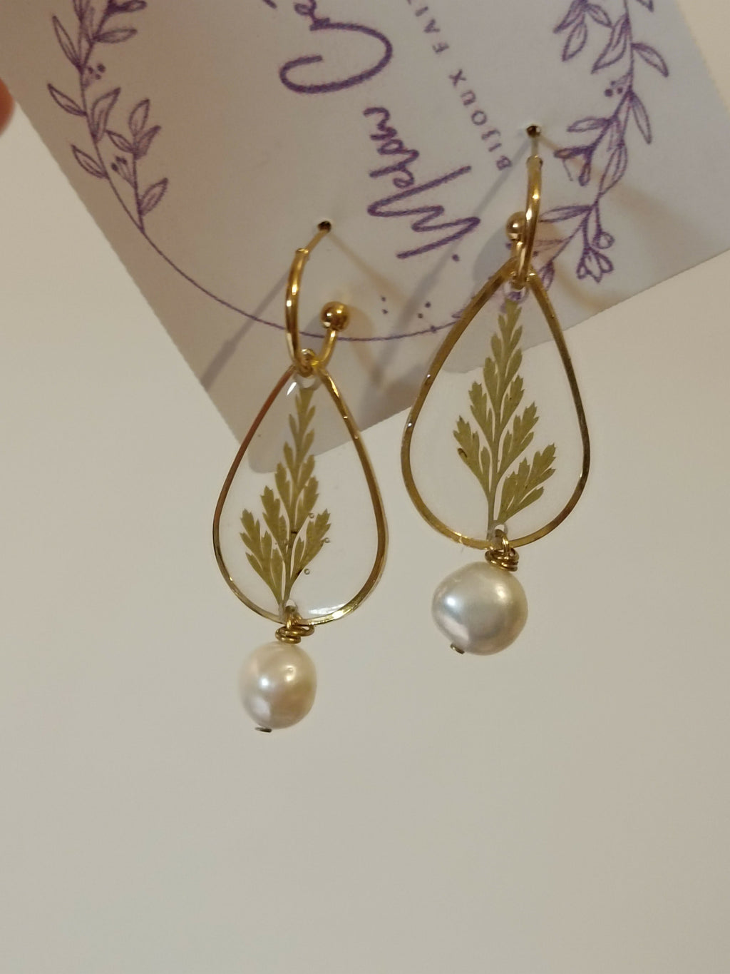 MEL/BSP Boucles Sapin Perle