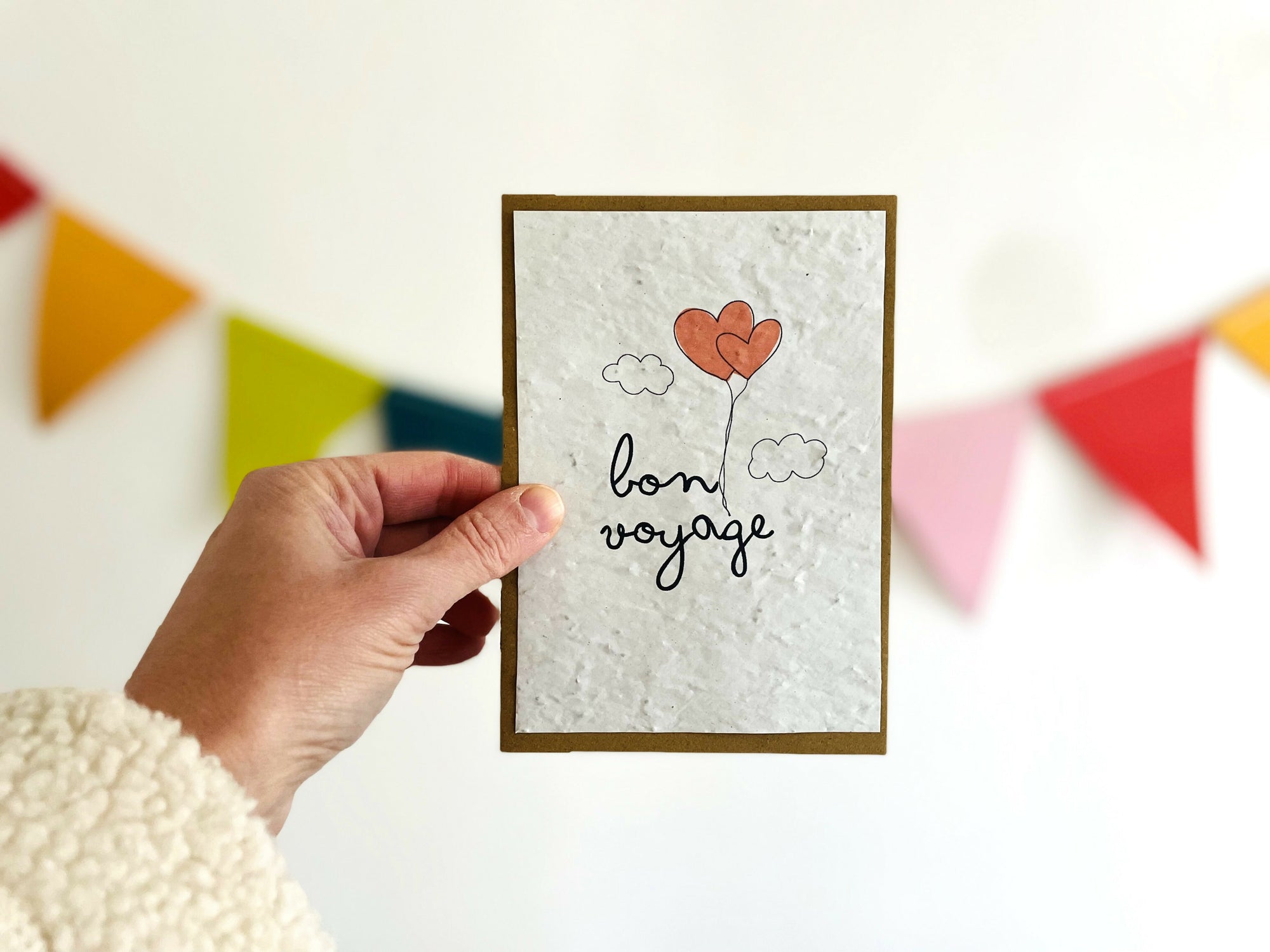 Carte à planter bon voyage
