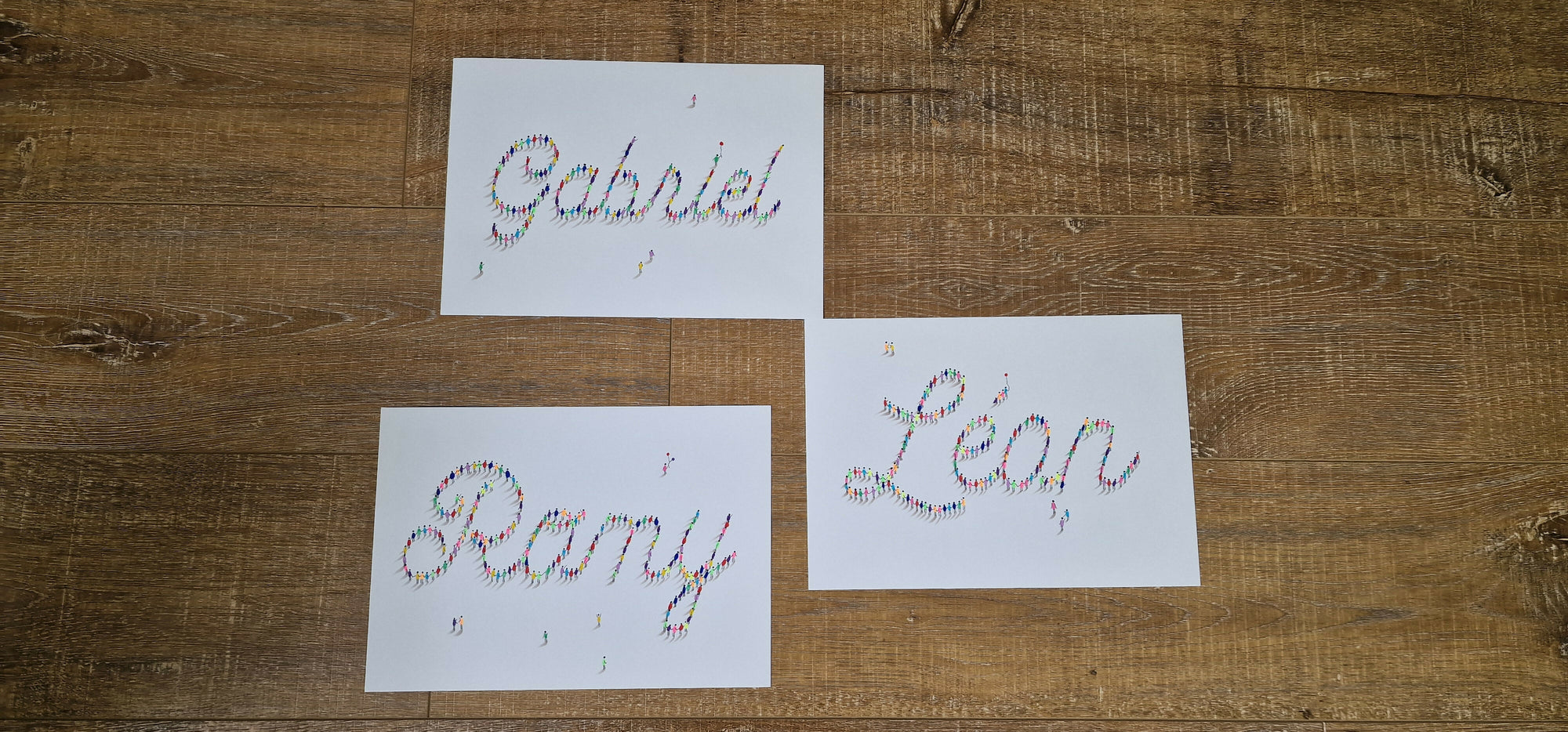 Prénom A4 Personnalisé (Cadre en option)