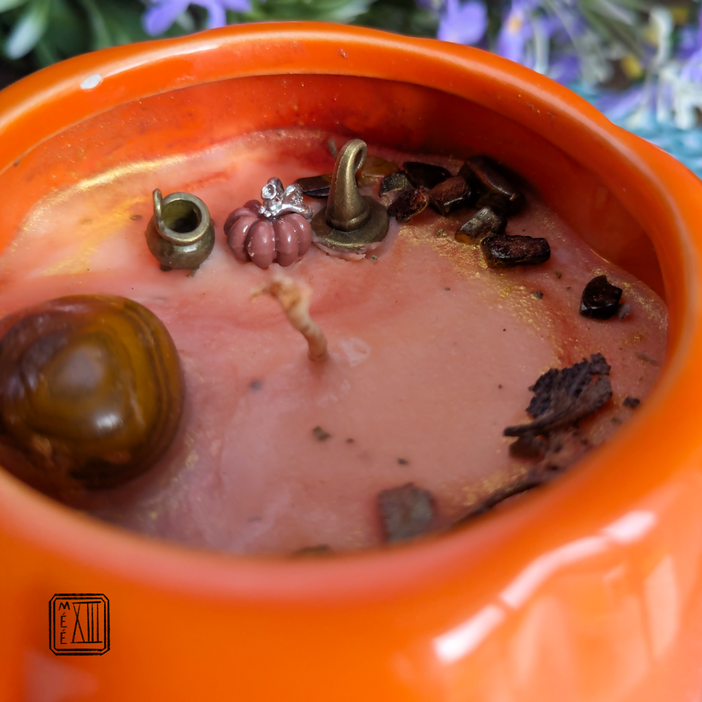 Bougie Jack-o-lantern