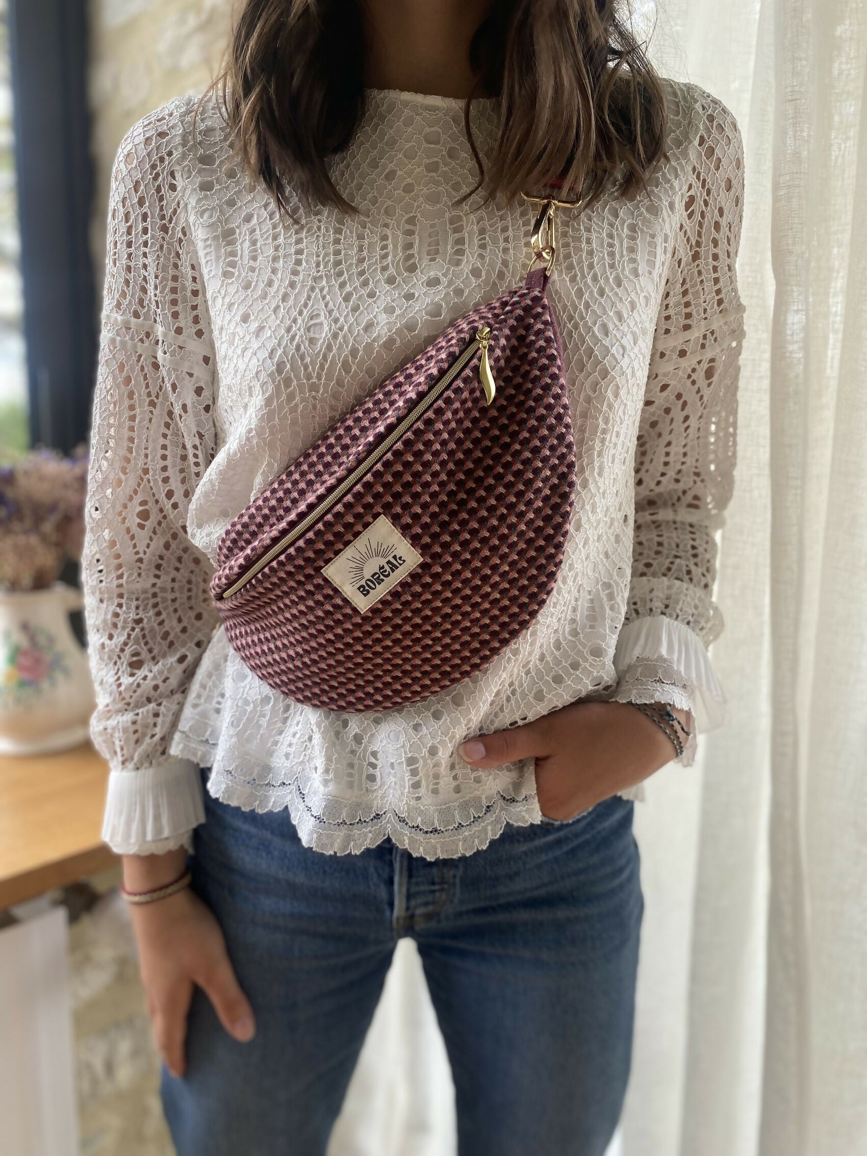 banane-bordeaux-tweed-coton-laine-carreaux-chic-ethique-artisanale-fait-main-tendance-upcycling-6