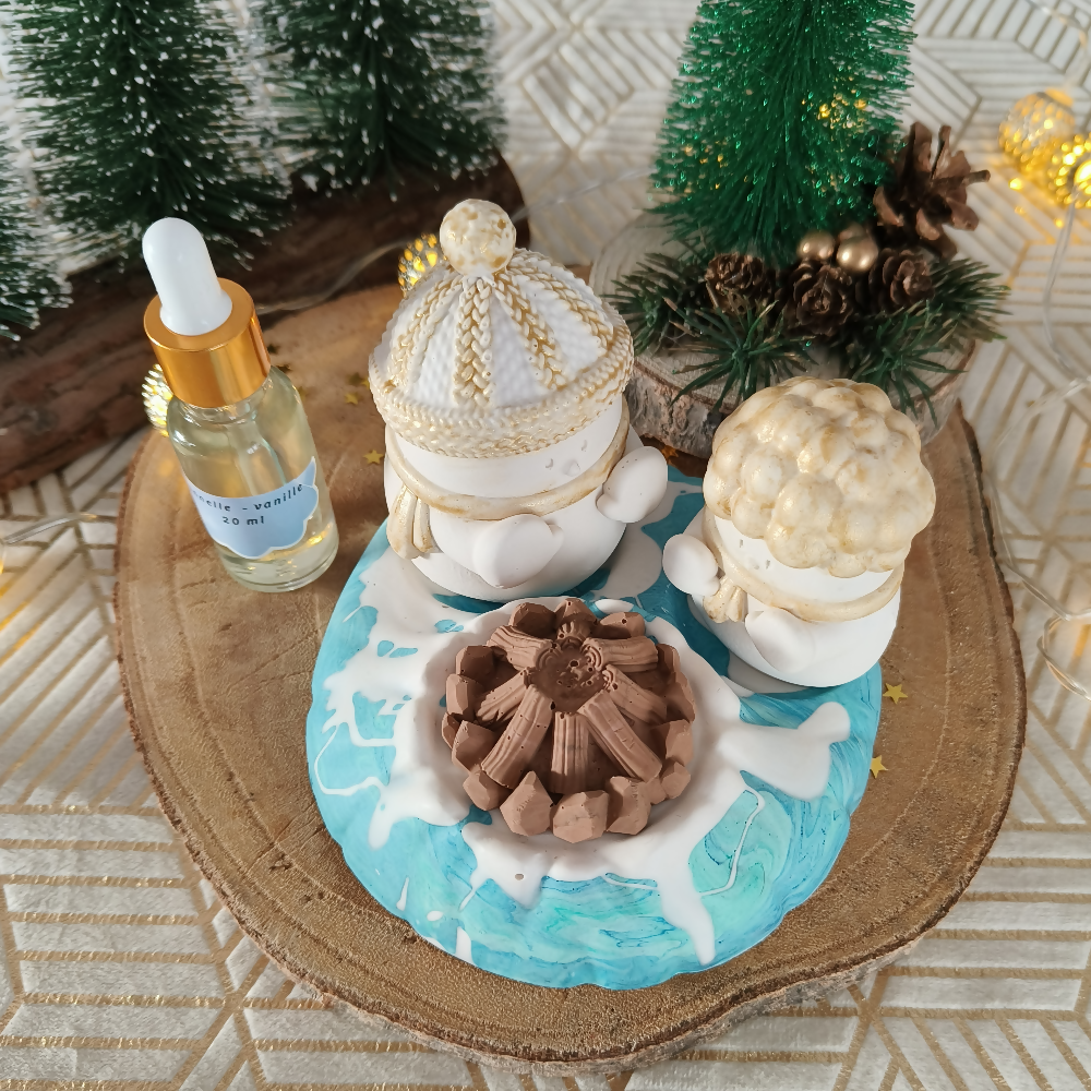 Coffret feu de camp hivernal à parfumer