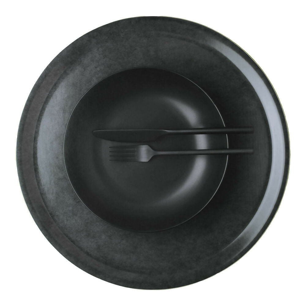 Assiette noir