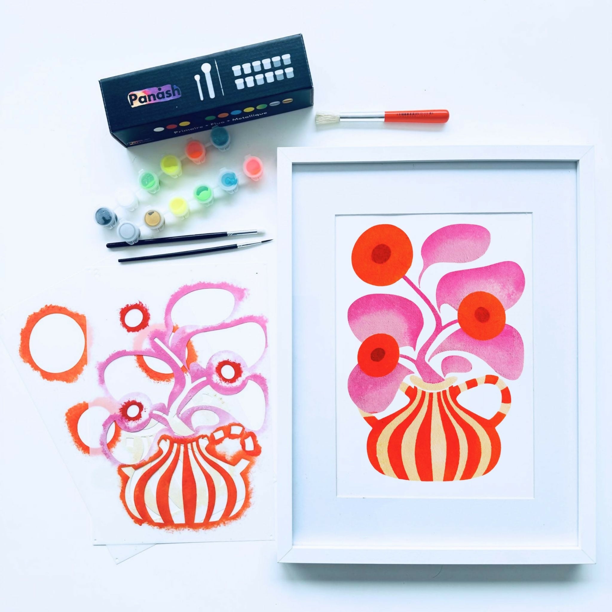 A4 Stencil Kit - Eclipse Vase