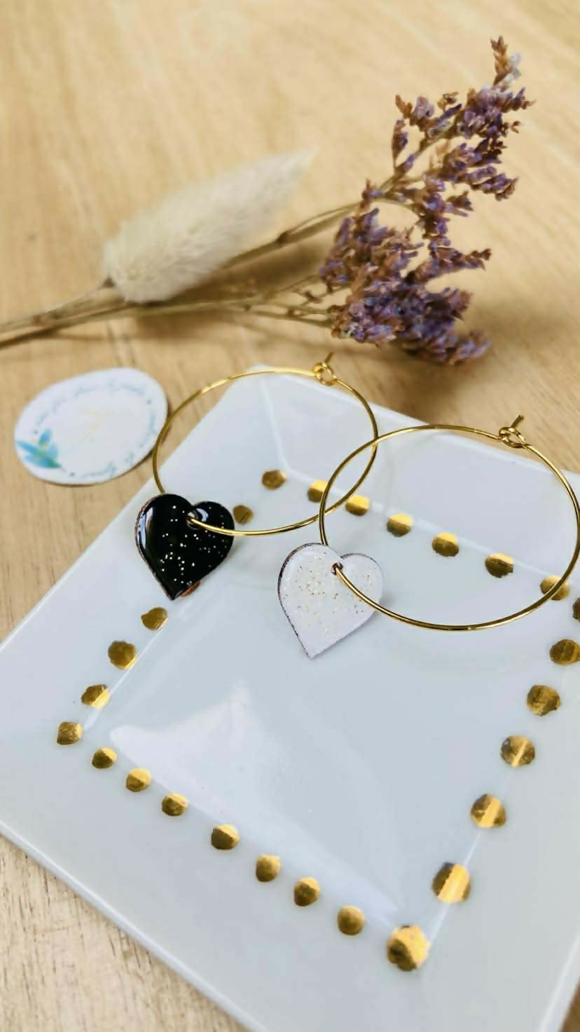Valentine Hoop Earrings