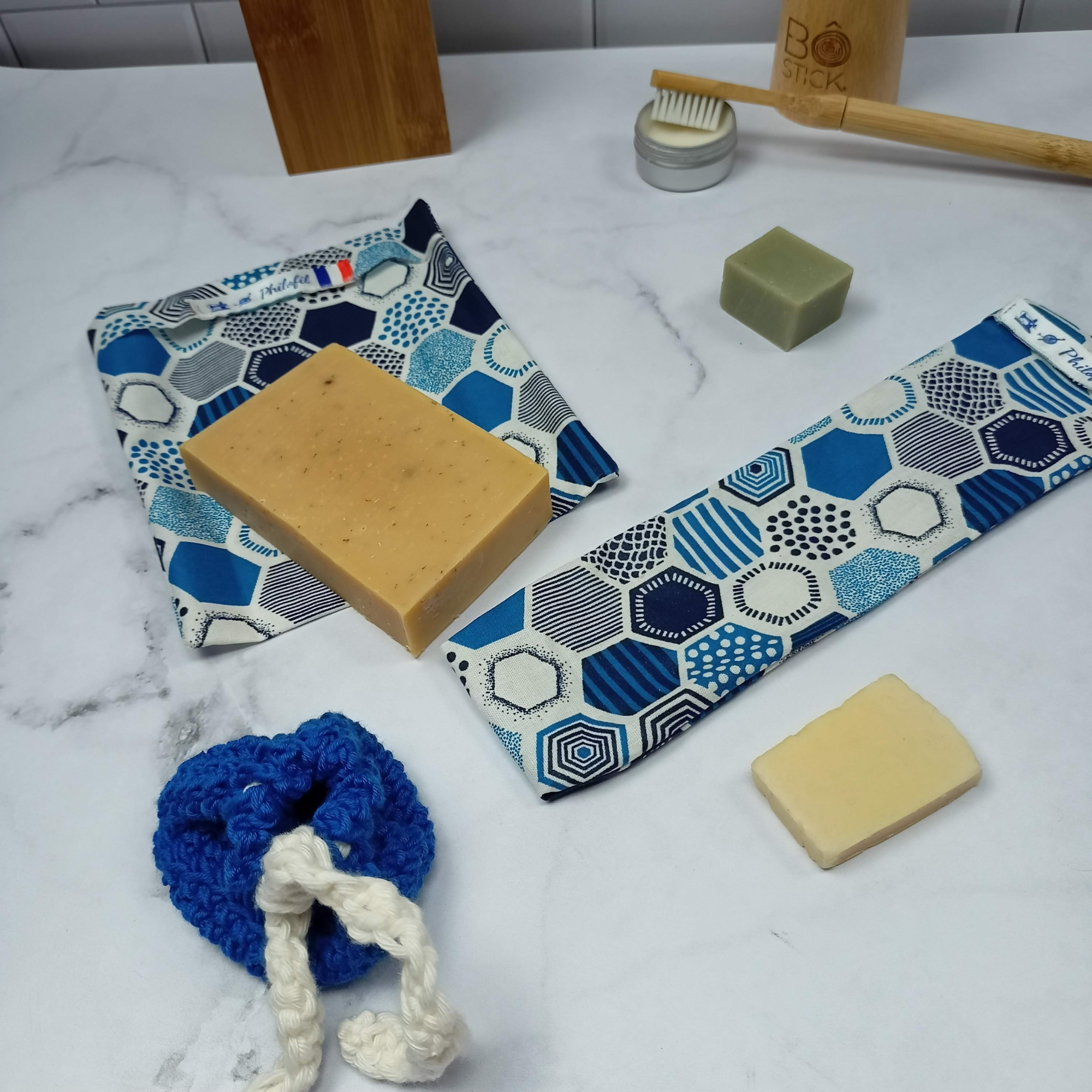 box salle de bain hexagone