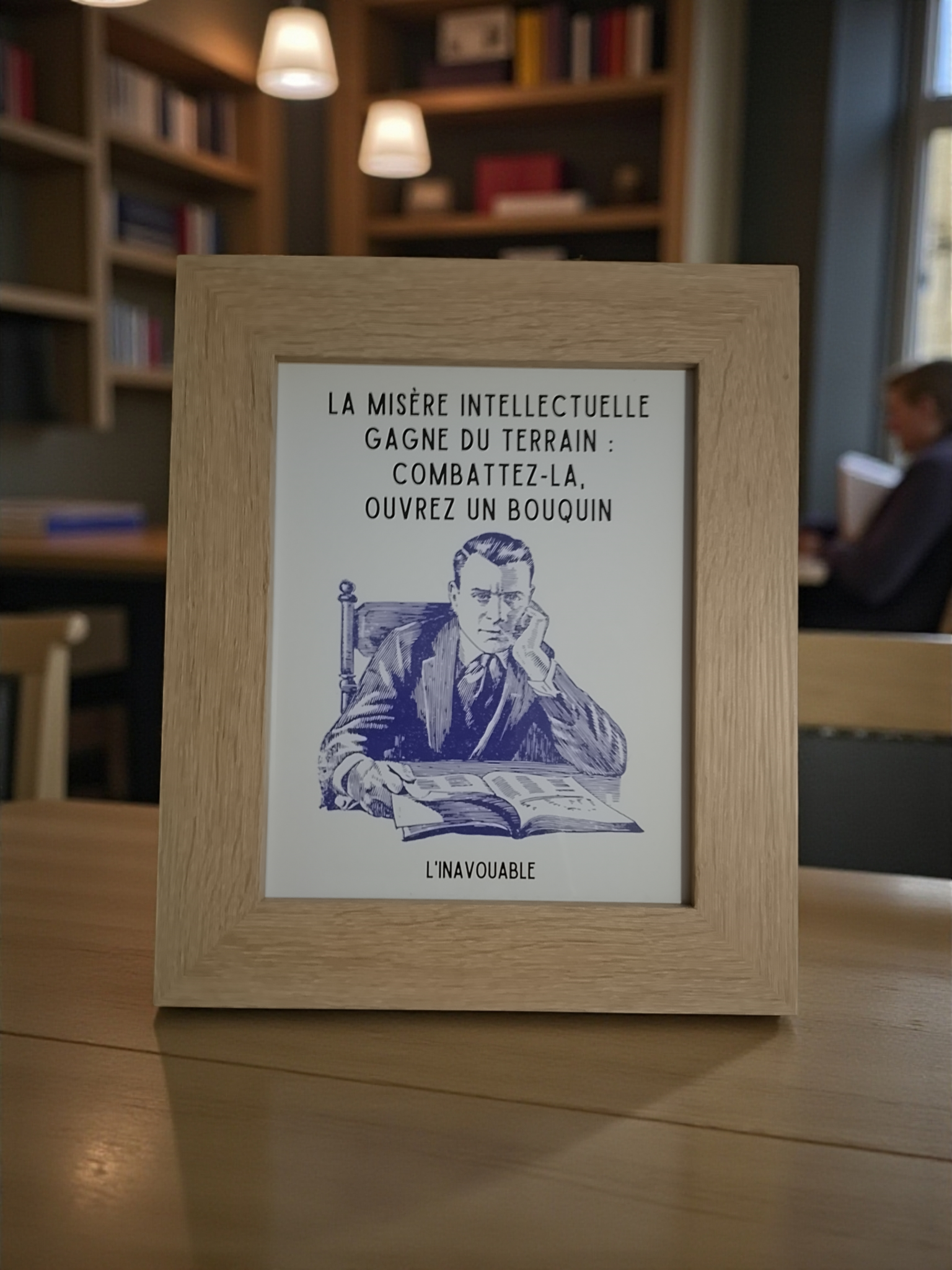 CADRE "COEUR COLOMBE" Moyen beige plus